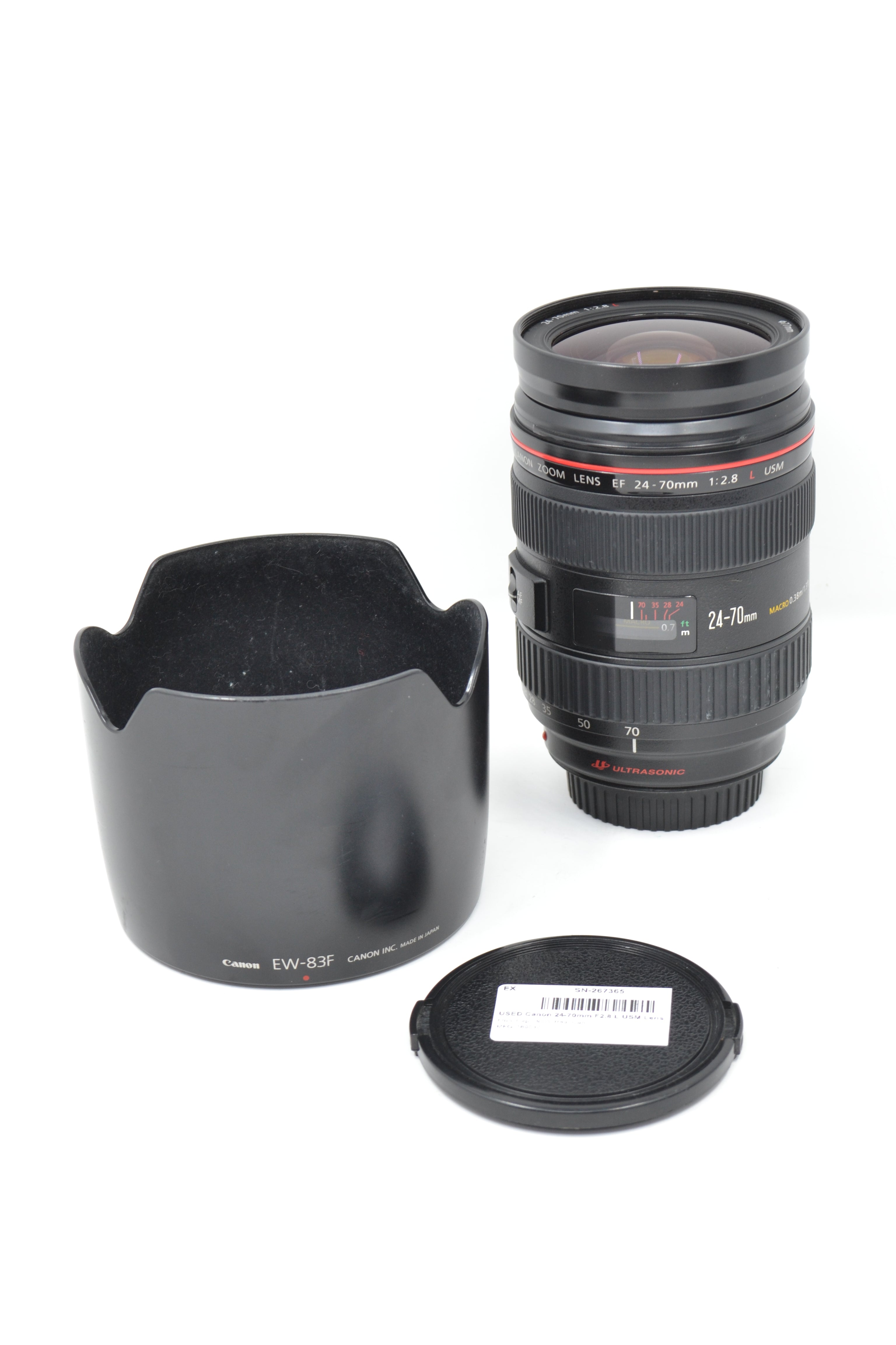 USED Canon 24-70mm F2.8 L USM Lens