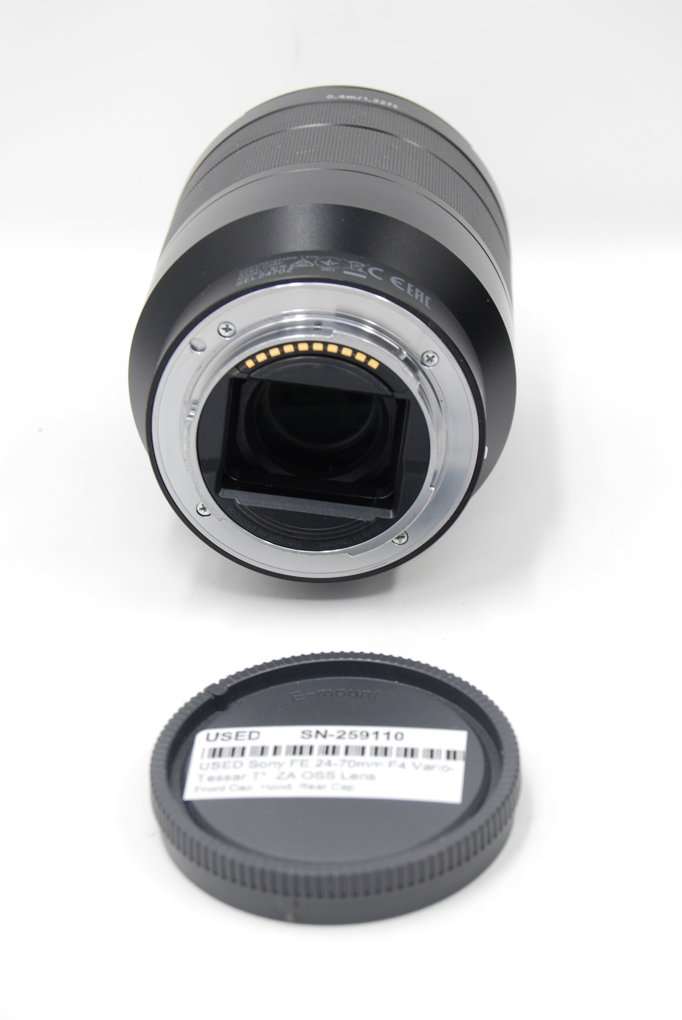 USED Sony FE 24-70mm F4 Vario-Tessar T*  ZA OSS Lens