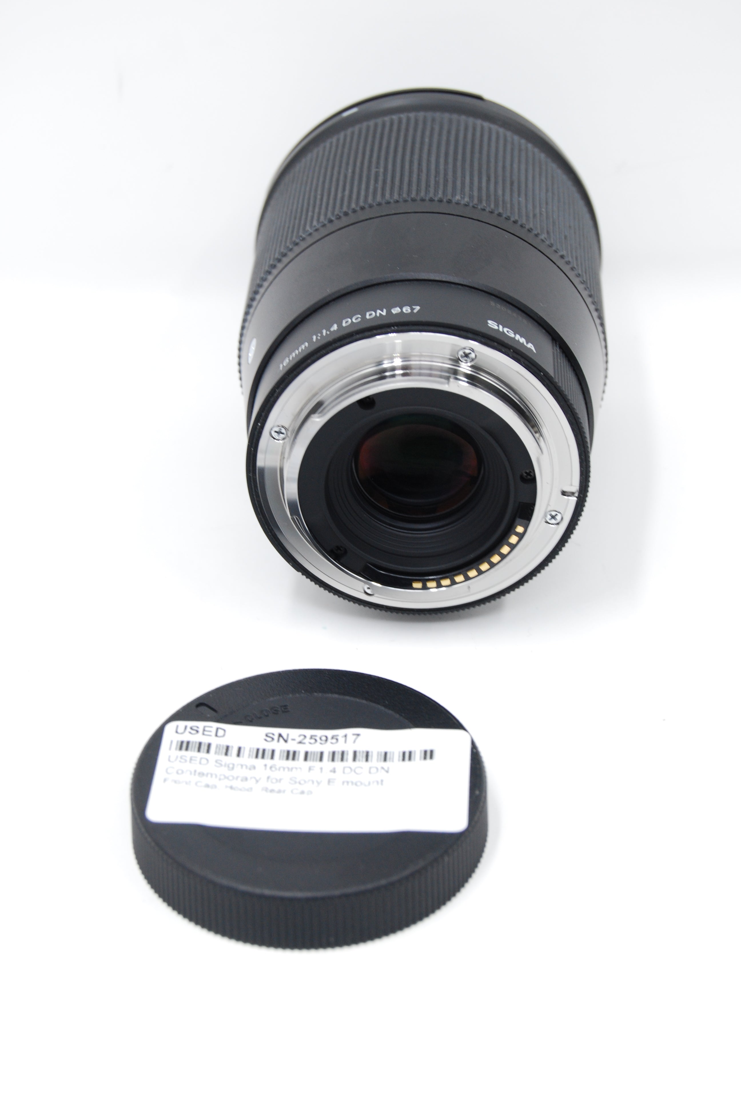 USED Sigma 16mm F1.4 DC DN Contemporary for Sony E mount