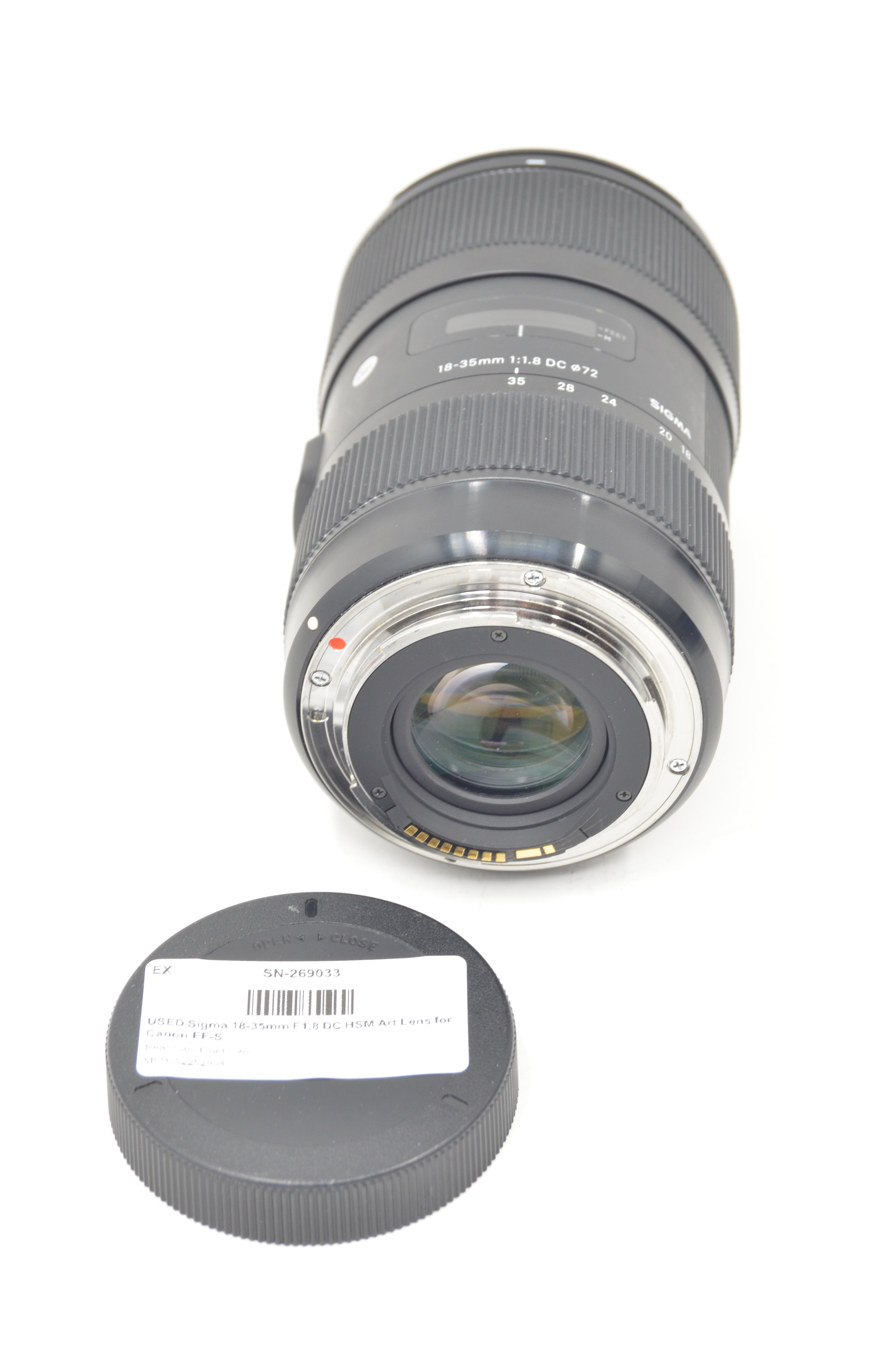 SIGMA 18-35mm f1.8 dc hsm Canon EF-Sマウント Sigma 18-35mm f⁄1.8 
