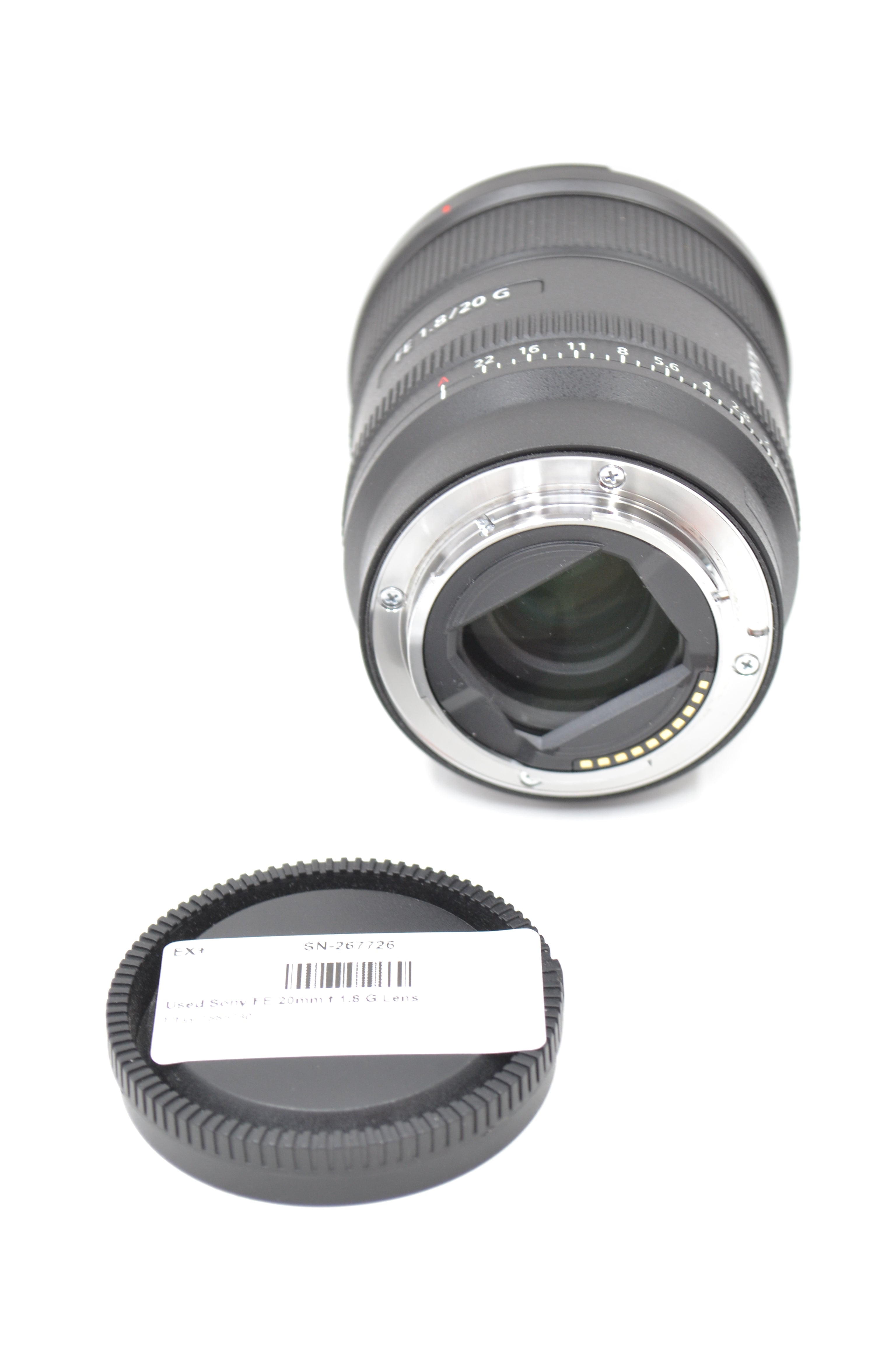 Used Sony FE 20mm f/1.8 G Lens