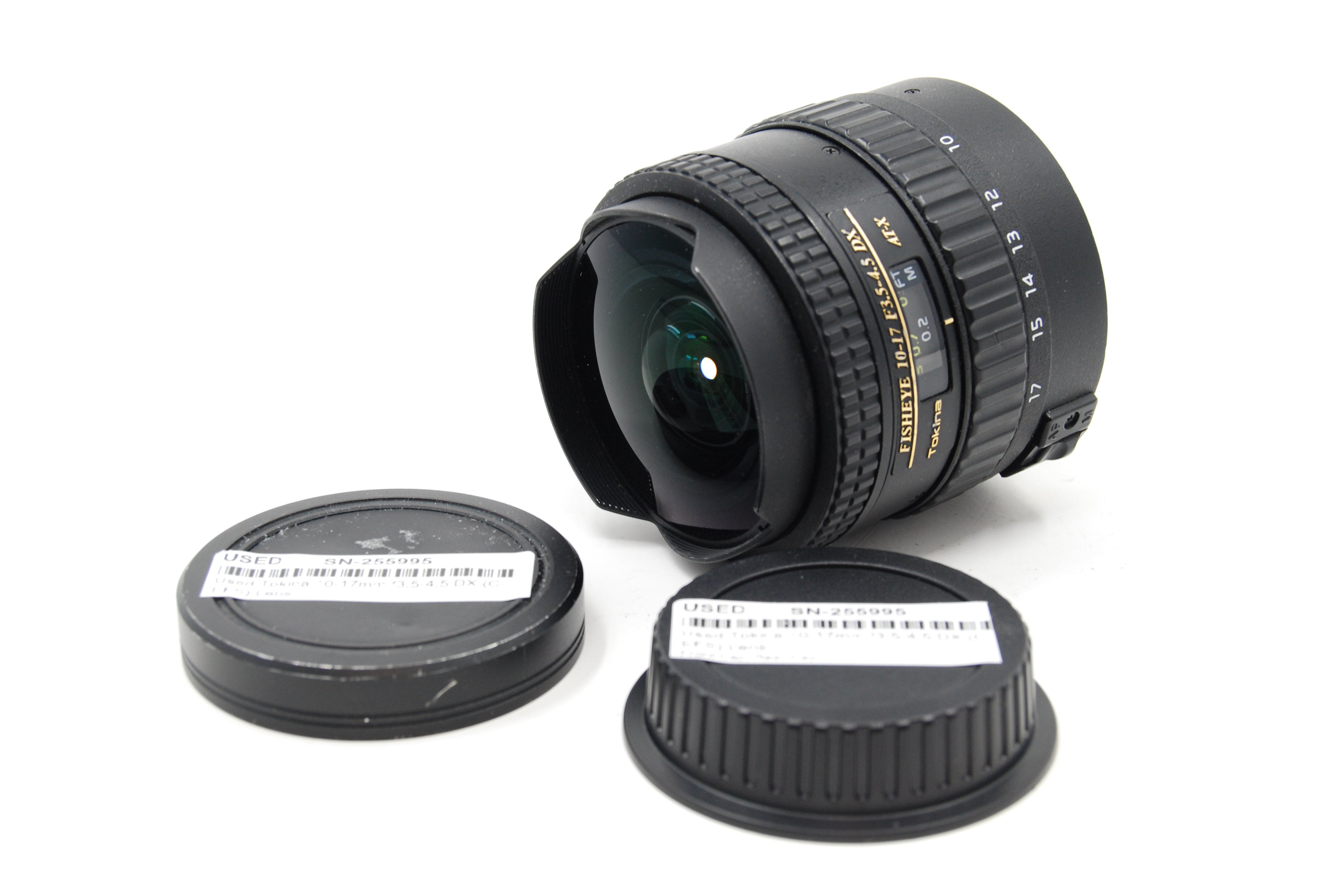 Used Tokina 10-17mm f3.5-4.5 DX (C-EFS) Lens