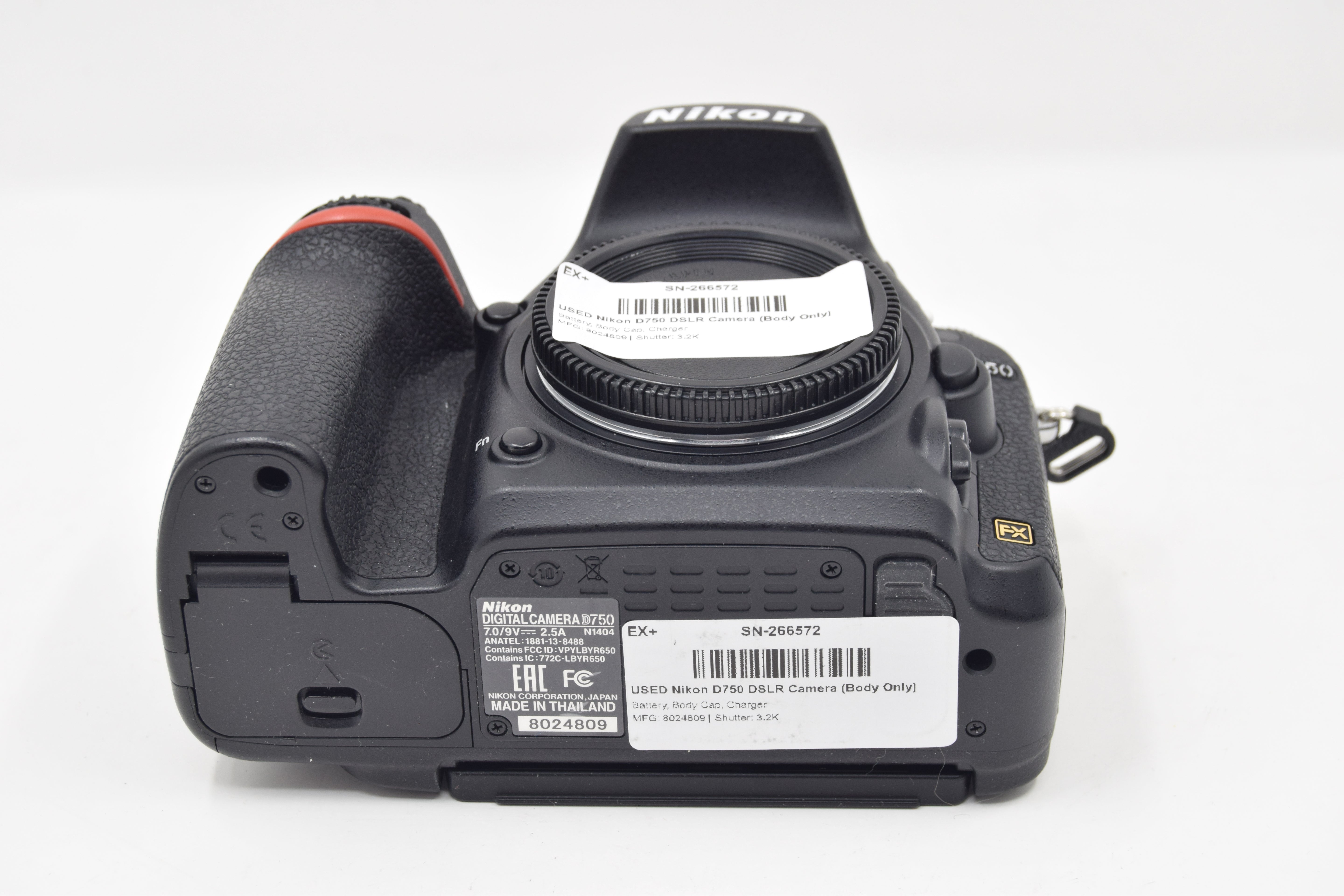 USED Nikon D750 DSLR Camera (Body Only)