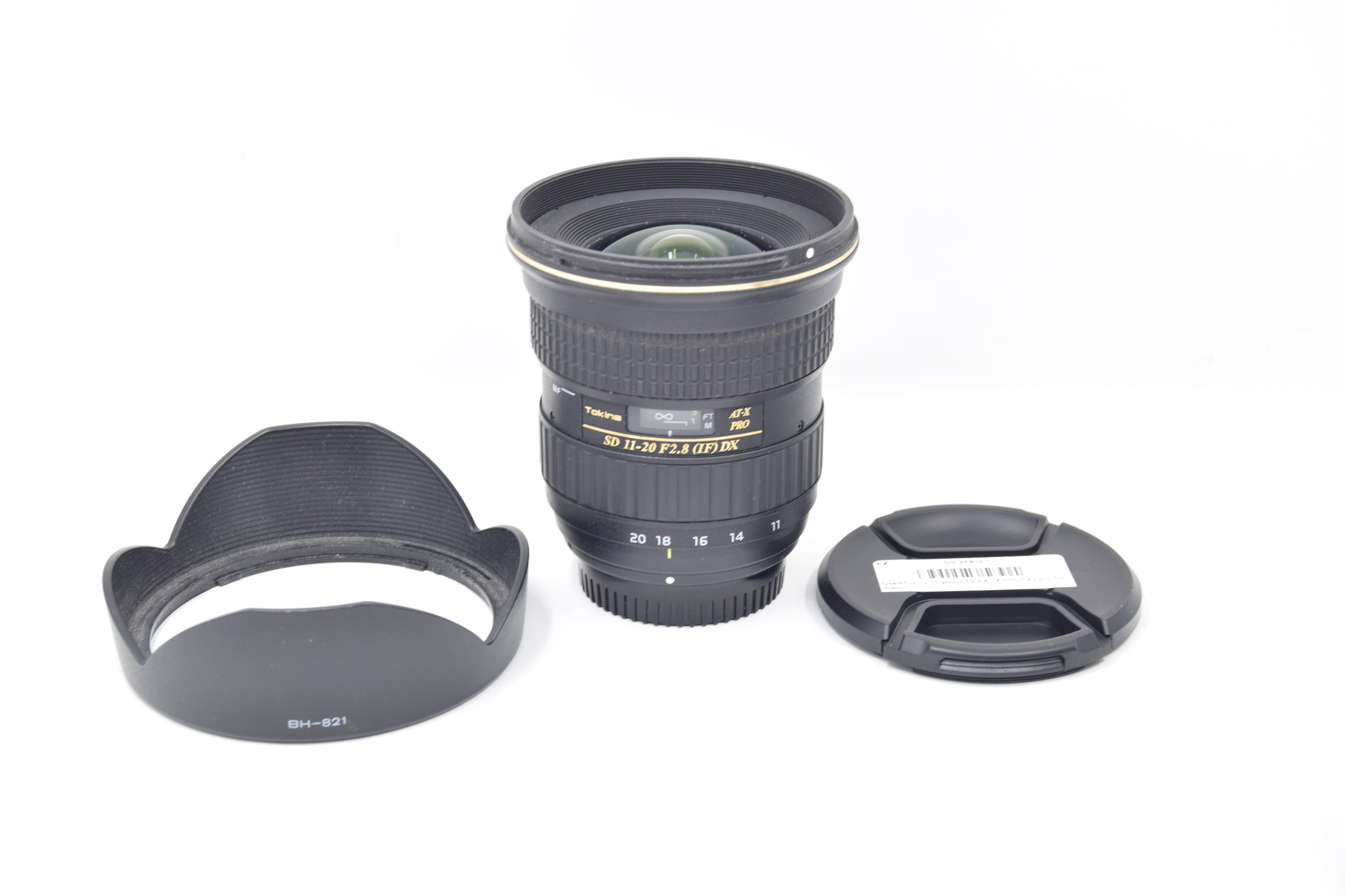 Used Tokina 11-20mm f/2.8 AT-X PRO DX Lens for Nikon