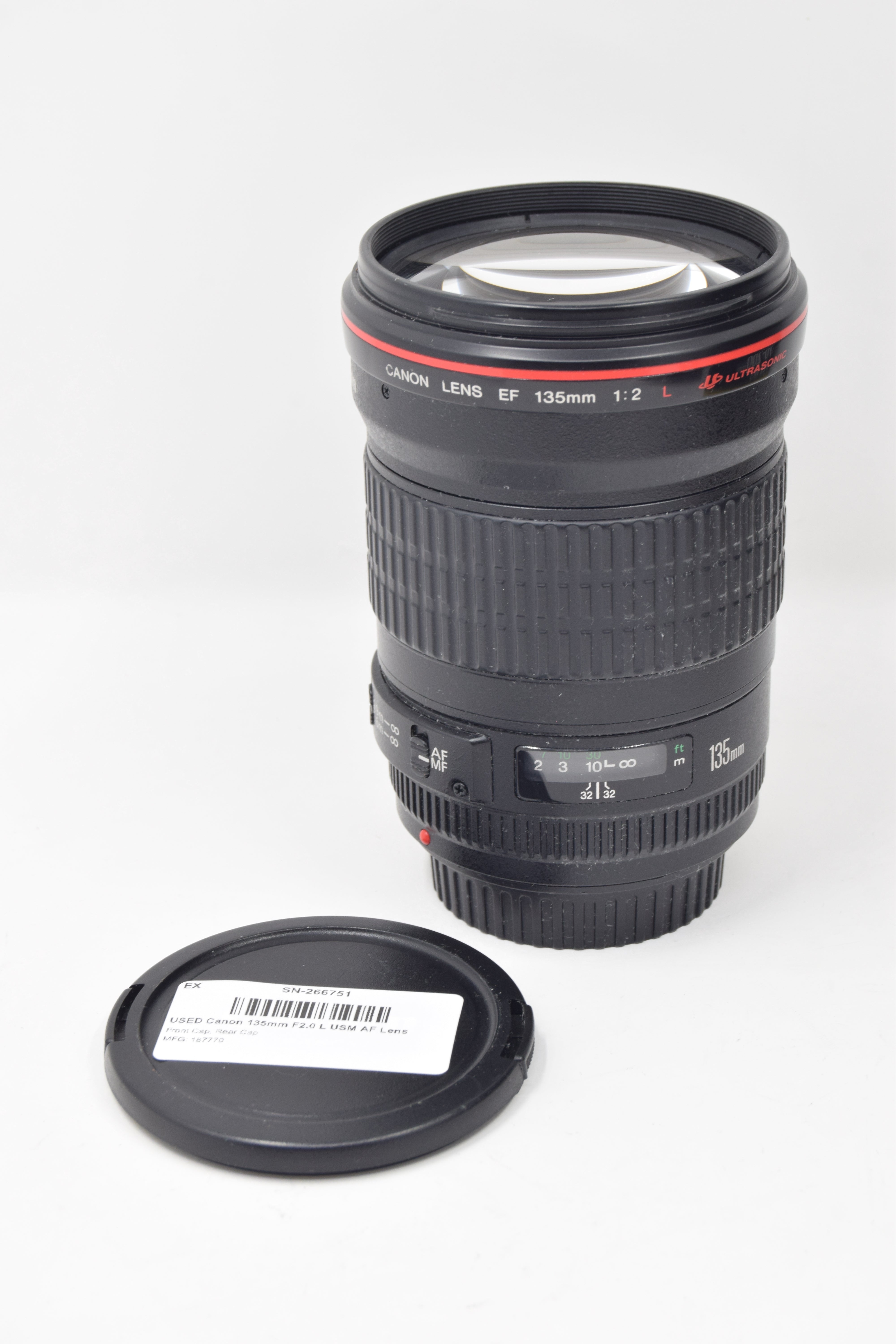 USED Canon 135mm F2.0 L USM AF Lens