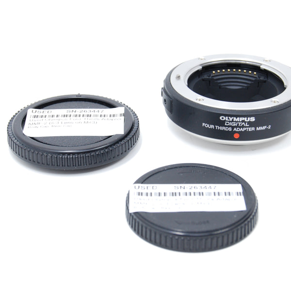 Used Olympus Four Thirds Adapter MMF-2 (4/3 Lens on M43)