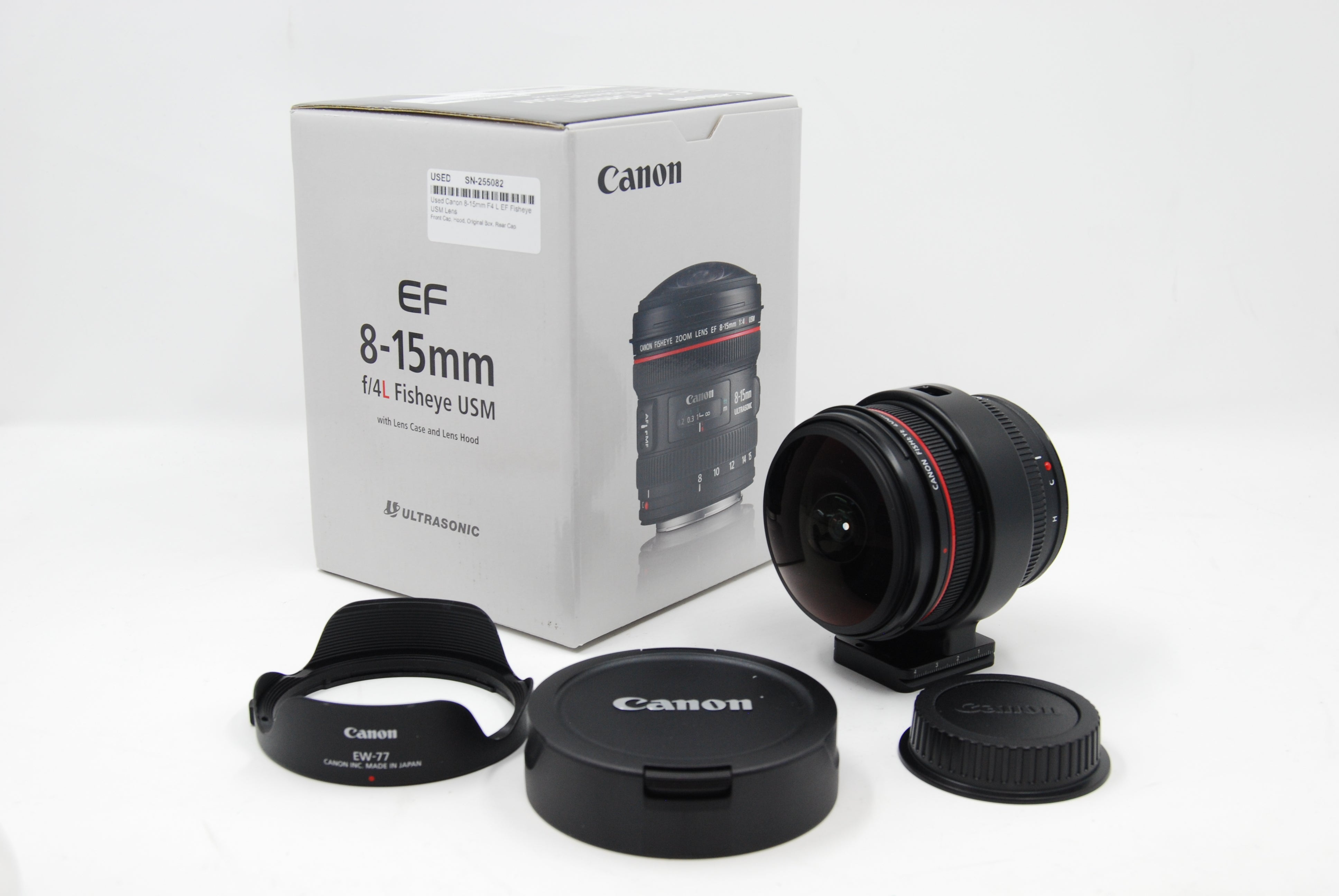 Used Canon 8-15mm F4 L EF Fisheye USM Lens