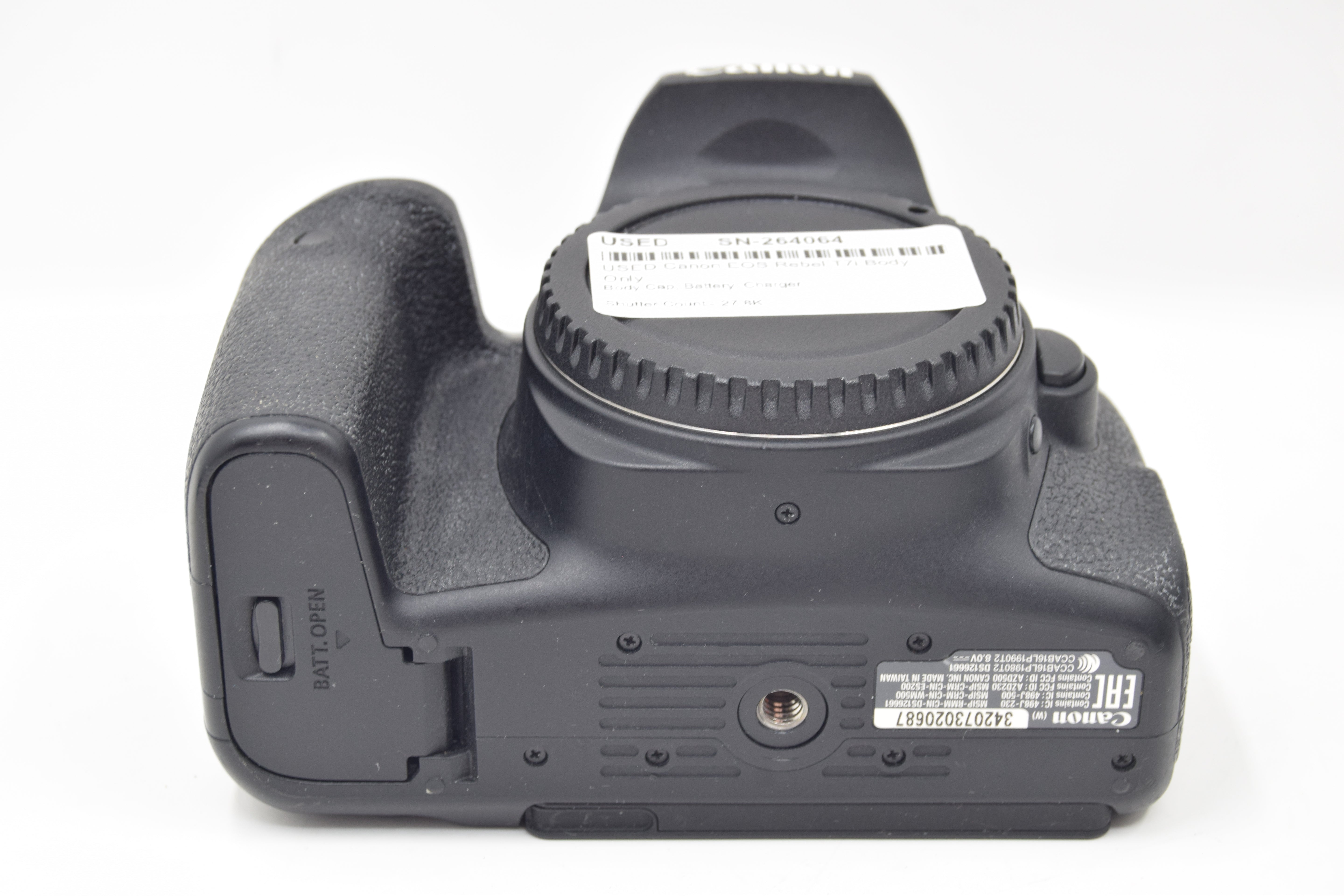 USED Canon EOS Rebel T7i Body Only