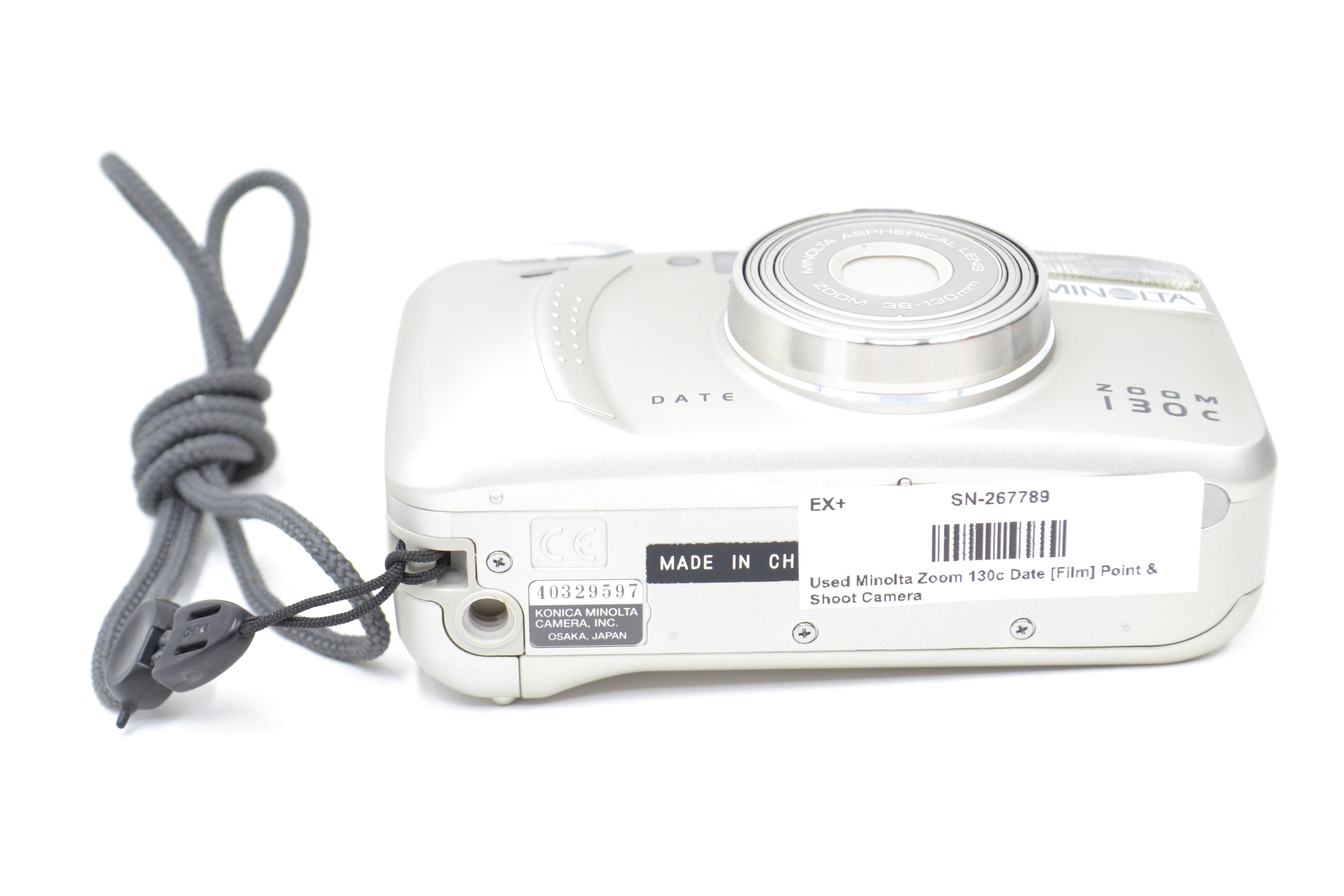 Used Minolta Zoom 130c Date [Film] Point & Shoot Camera
