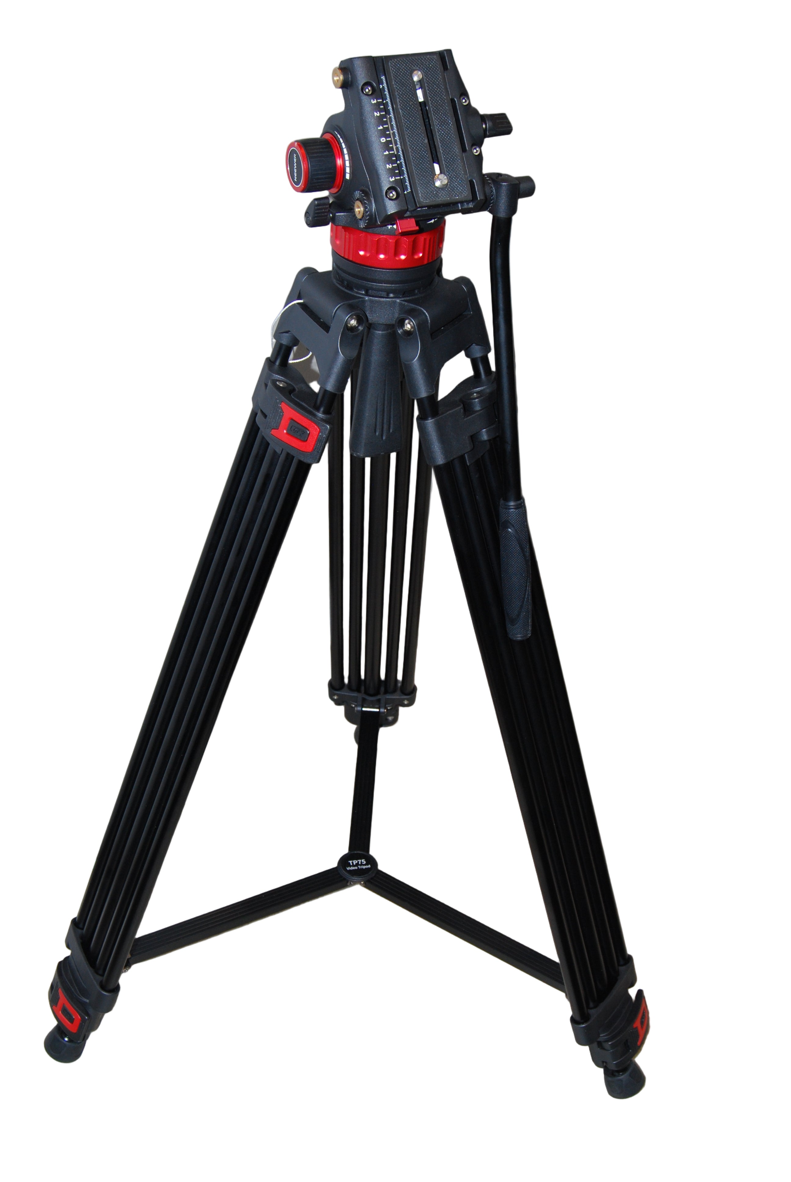 Used NEEWER 74" Video Tripod with Fluid Head, QR Plate , Aluminum Camera Tripod Professional