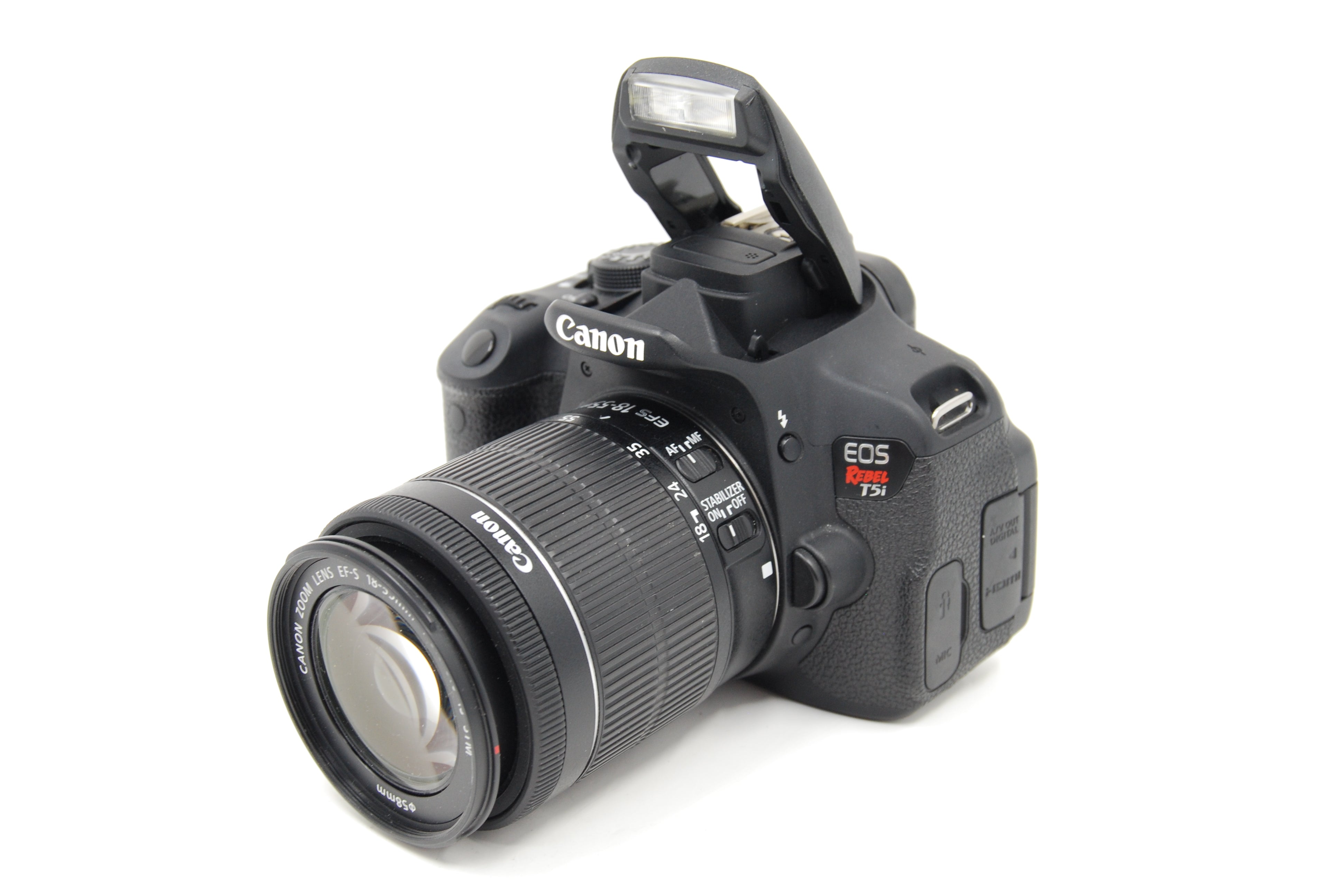 USED Canon EOS Digital Rebel T5i DSLR Camera w/ 18-55mm STM Lens