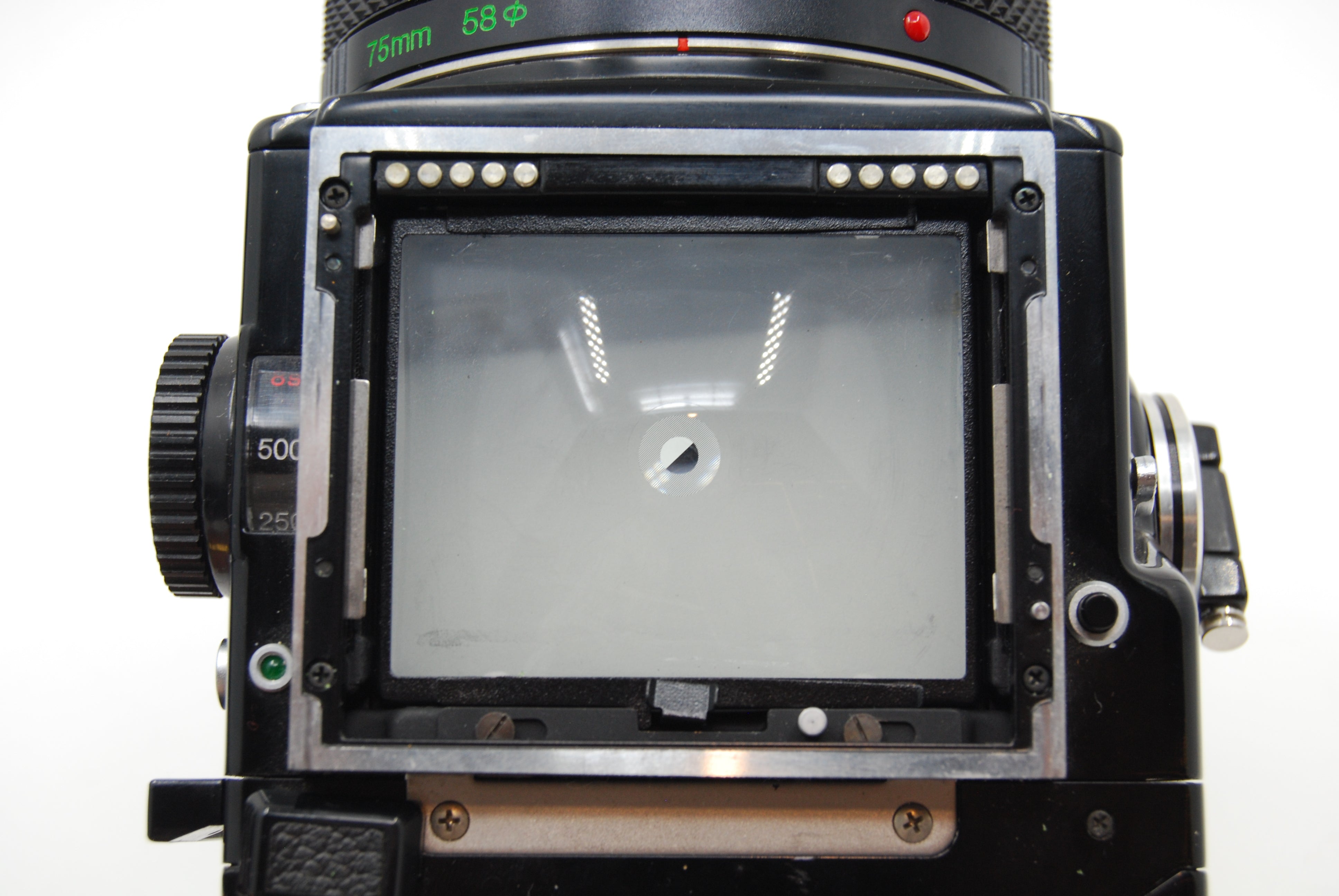 Used Bronica ETR with 75mm f2.8, Prism Finder, 120 Back, & Speed Grip