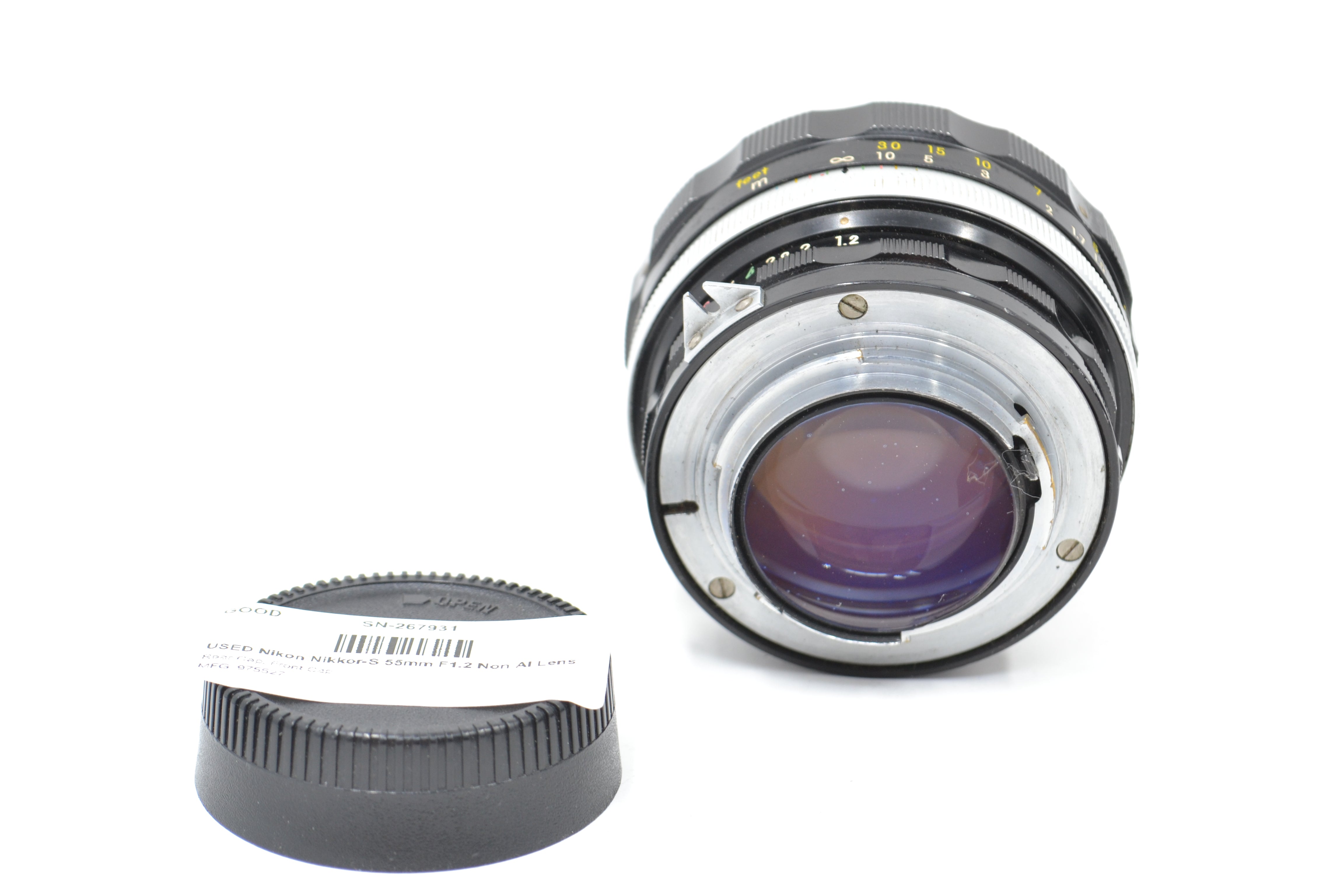 USED Nikon Nikkor-S 55mm F1.2 Non AI Lens