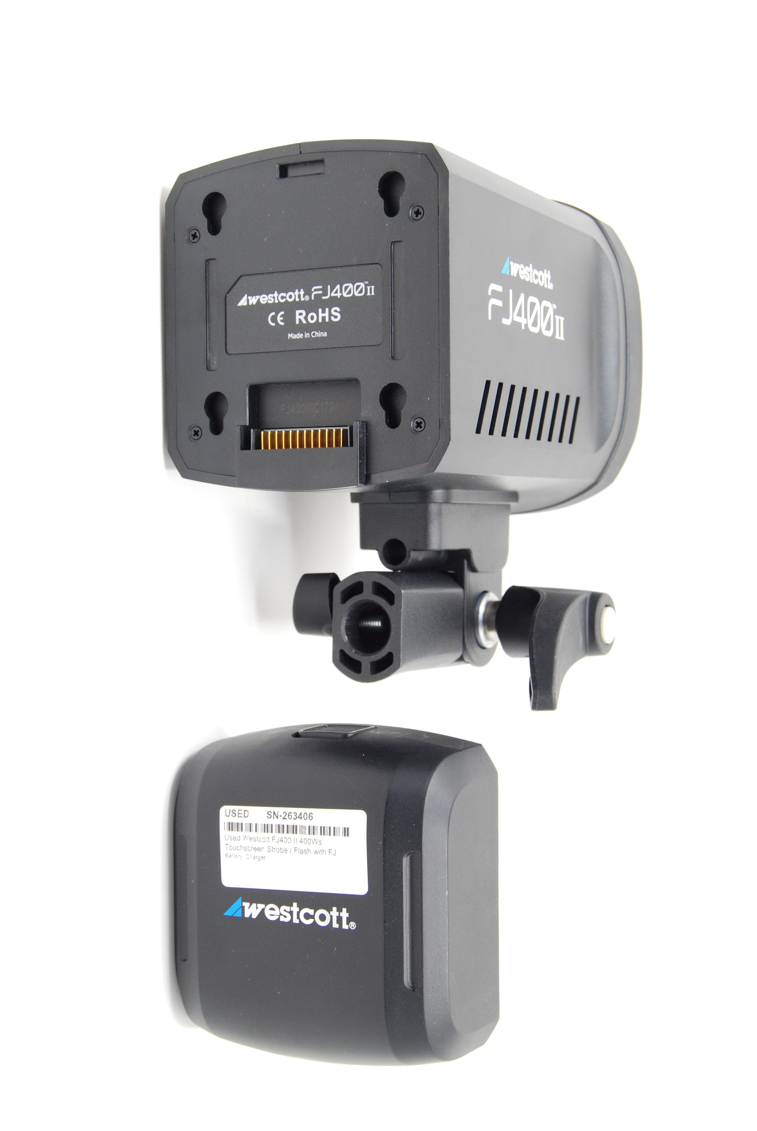 Used Westcott FJ400 II 400Ws Touchscreen Strobe / Flash with FJ Pro AC/DC Battery