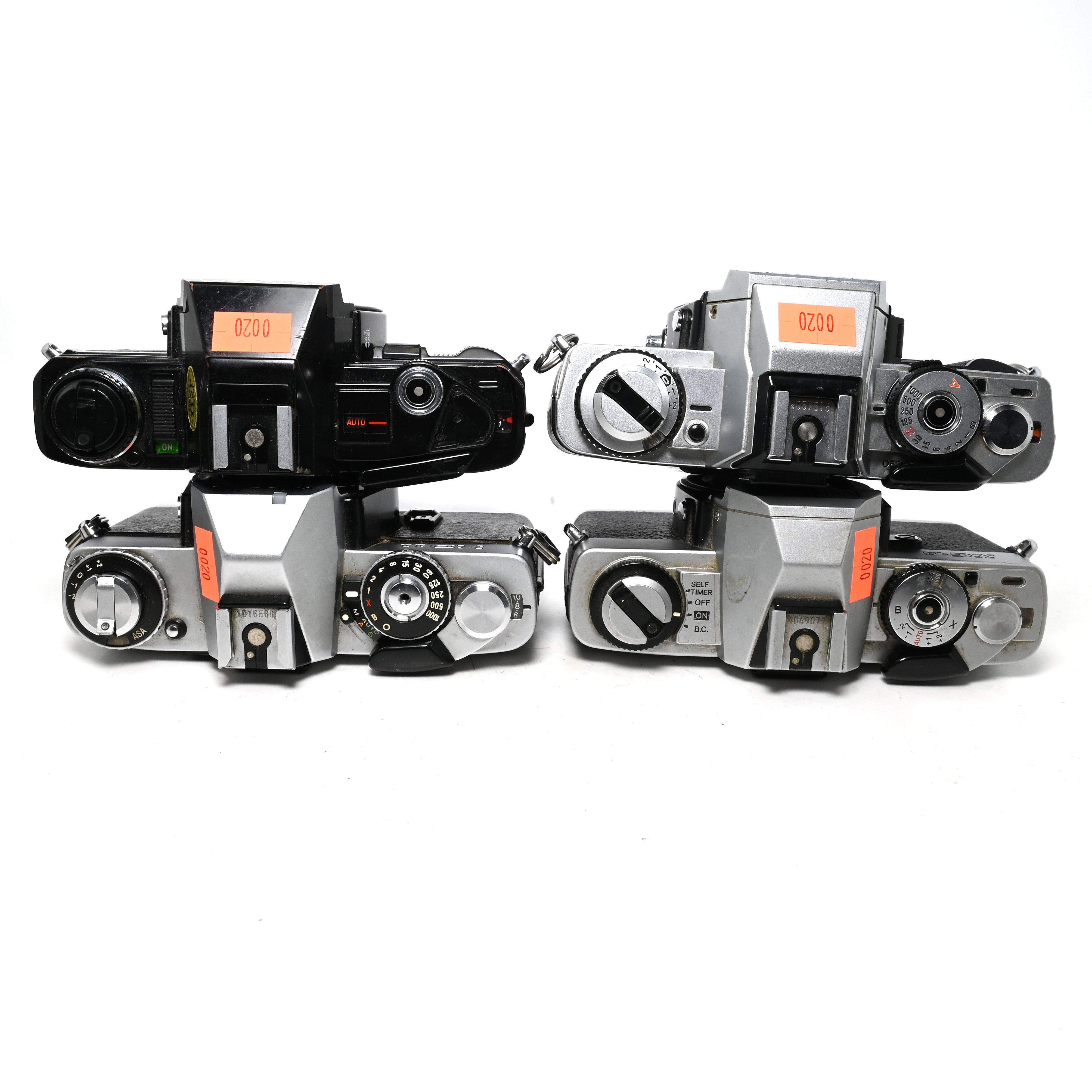 Four(4) Minolta Film Camera Bodies – X-7A, X-GA, XG-M, XD11 – PARTS/REPAIR (0020)