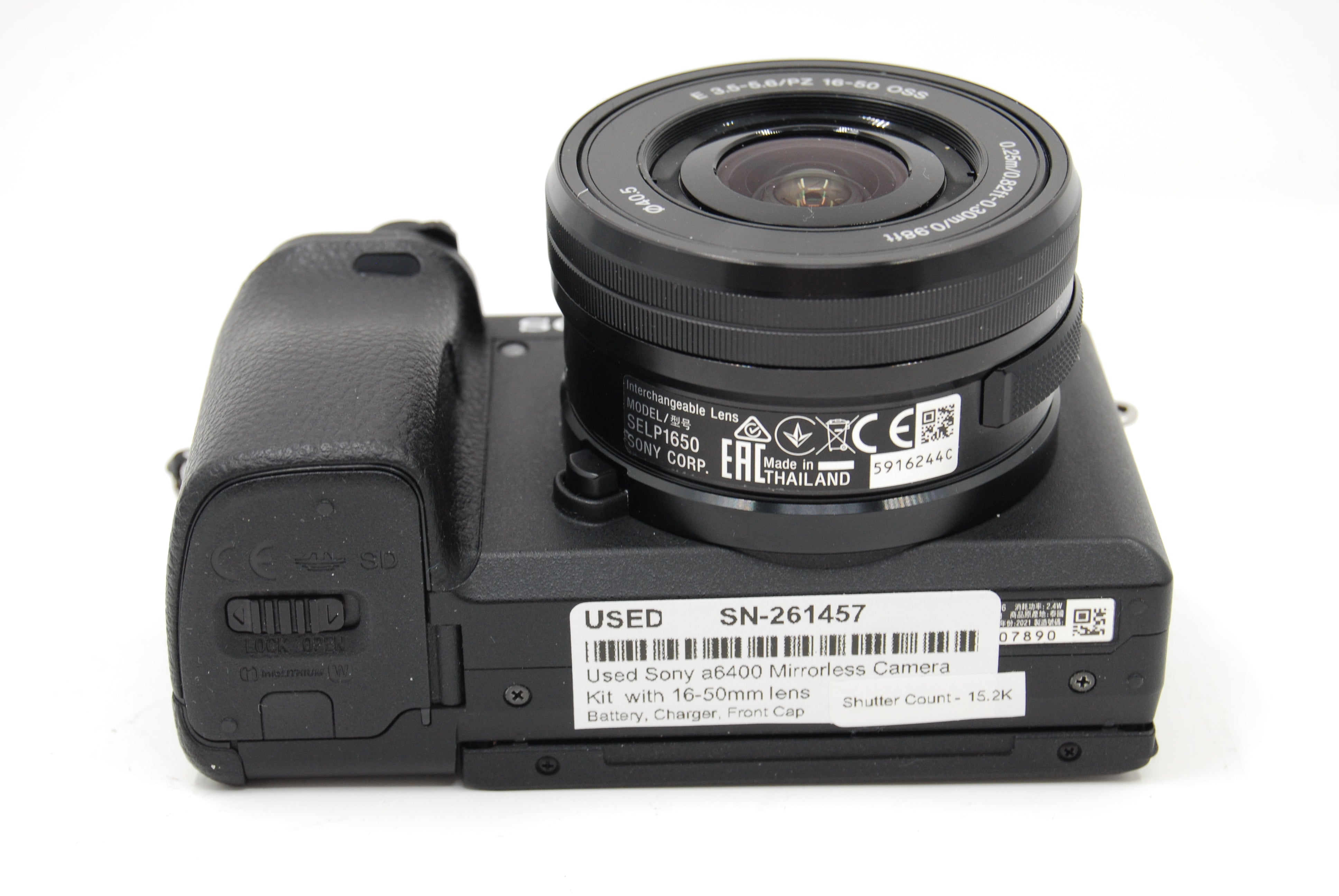 Used Sony a6400 Mirrorless Camera Kit  with 16-50mm lens