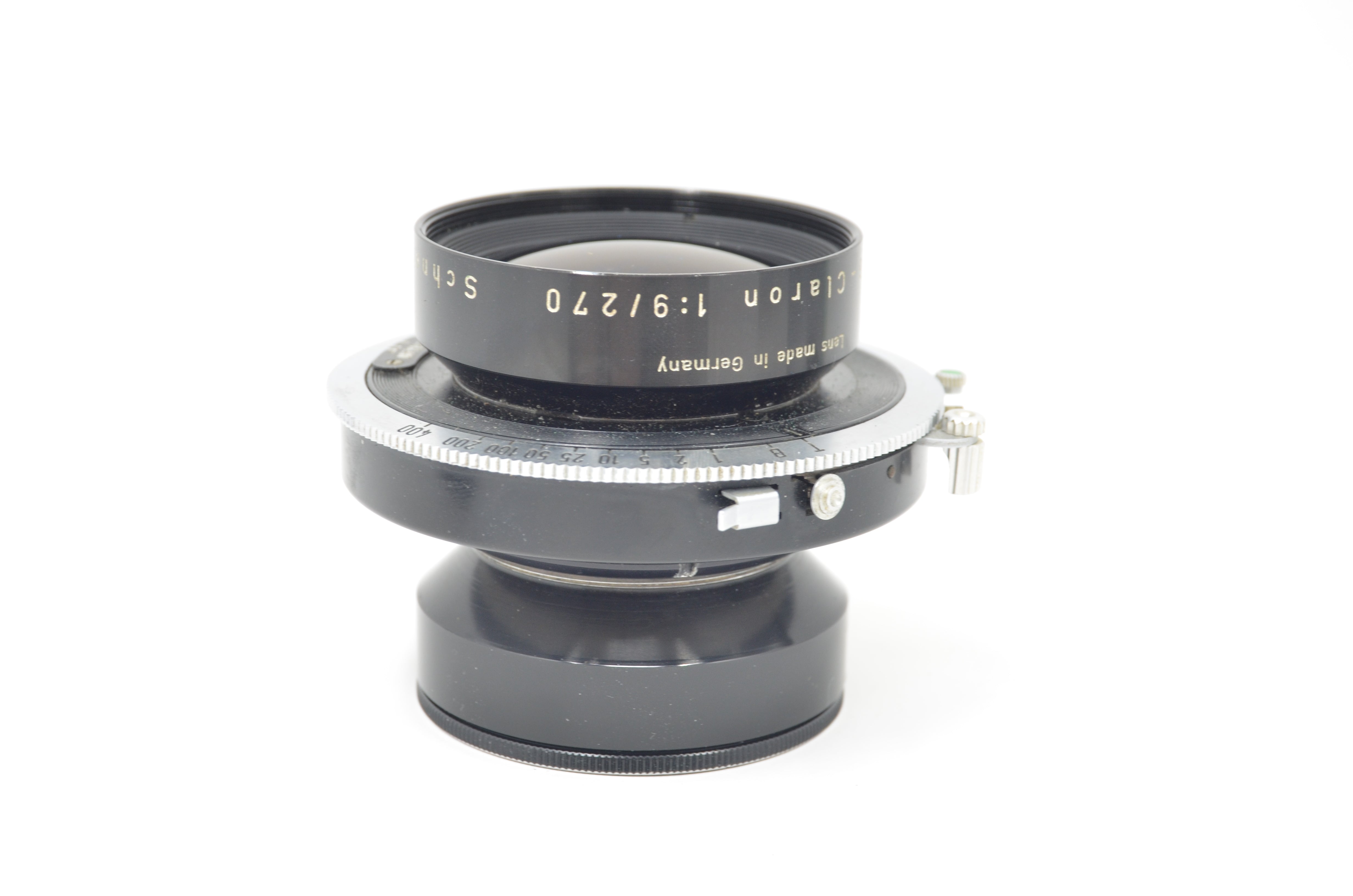 Used Schneider 270mm f/9 G-Claron Copal 1 Large Format Black Lens