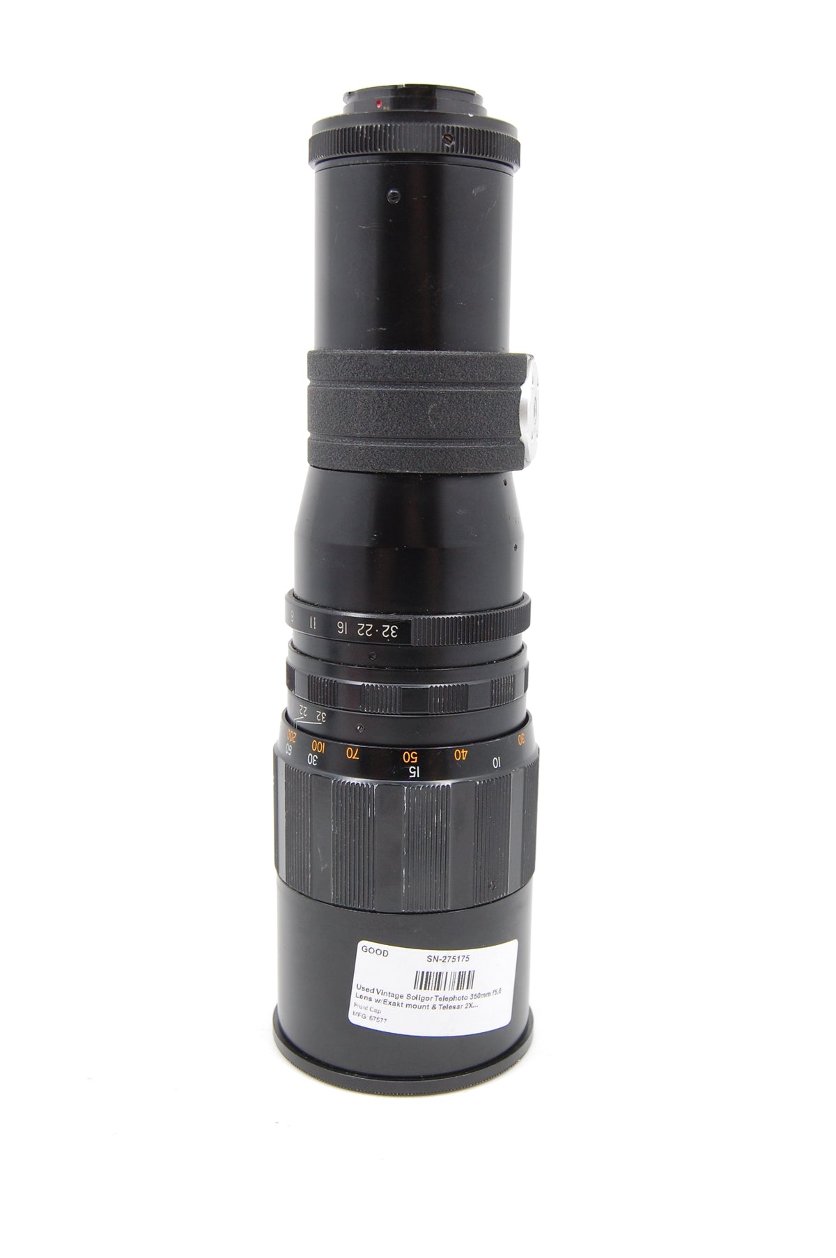 Used Vintage Soligor Telephoto 350mm f5.6 Lens w/Exakt mount & Telesar 2X Converter