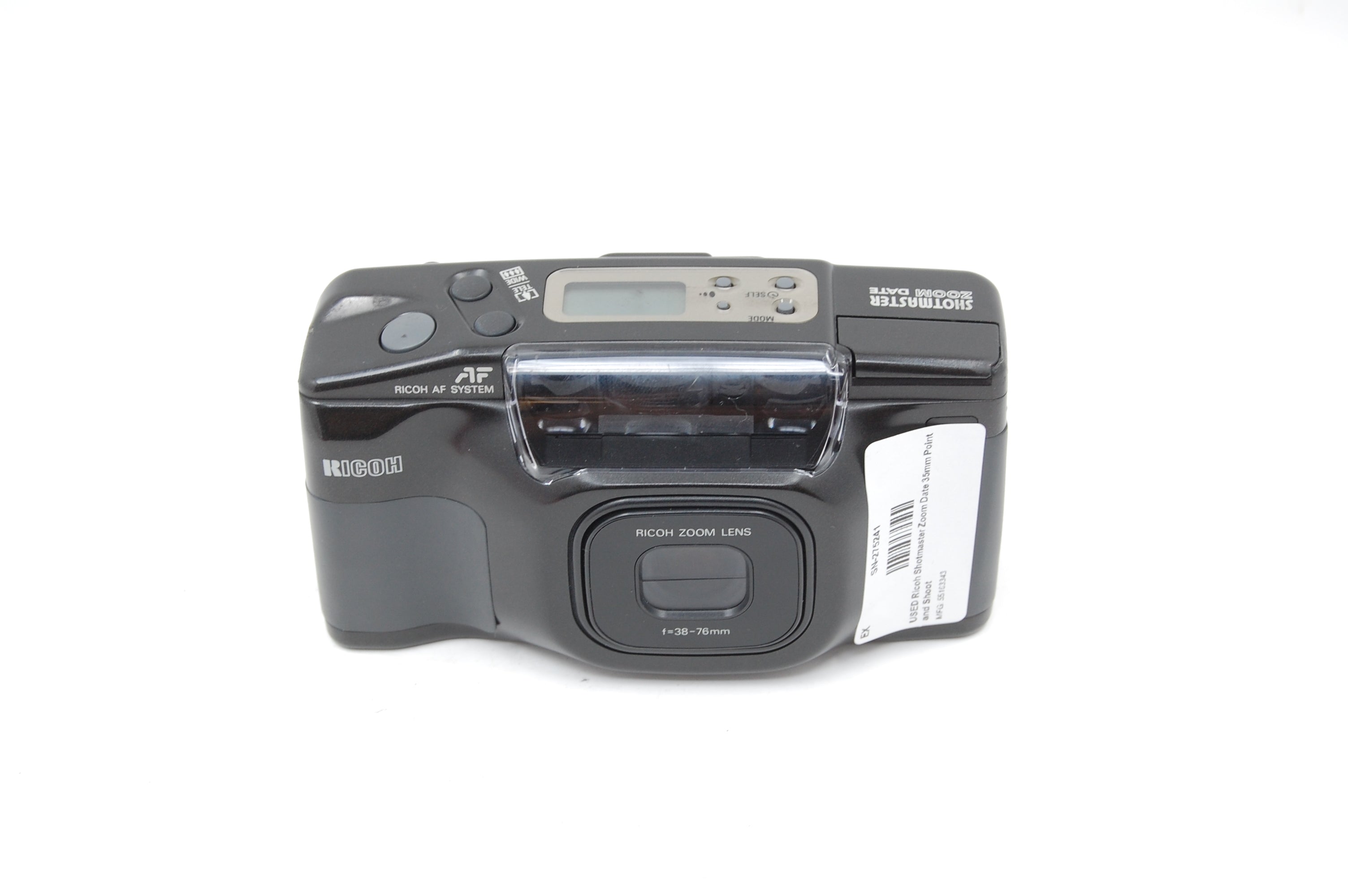USED Ricoh Shotmaster Zoom Date 35mm Point and Shoot
