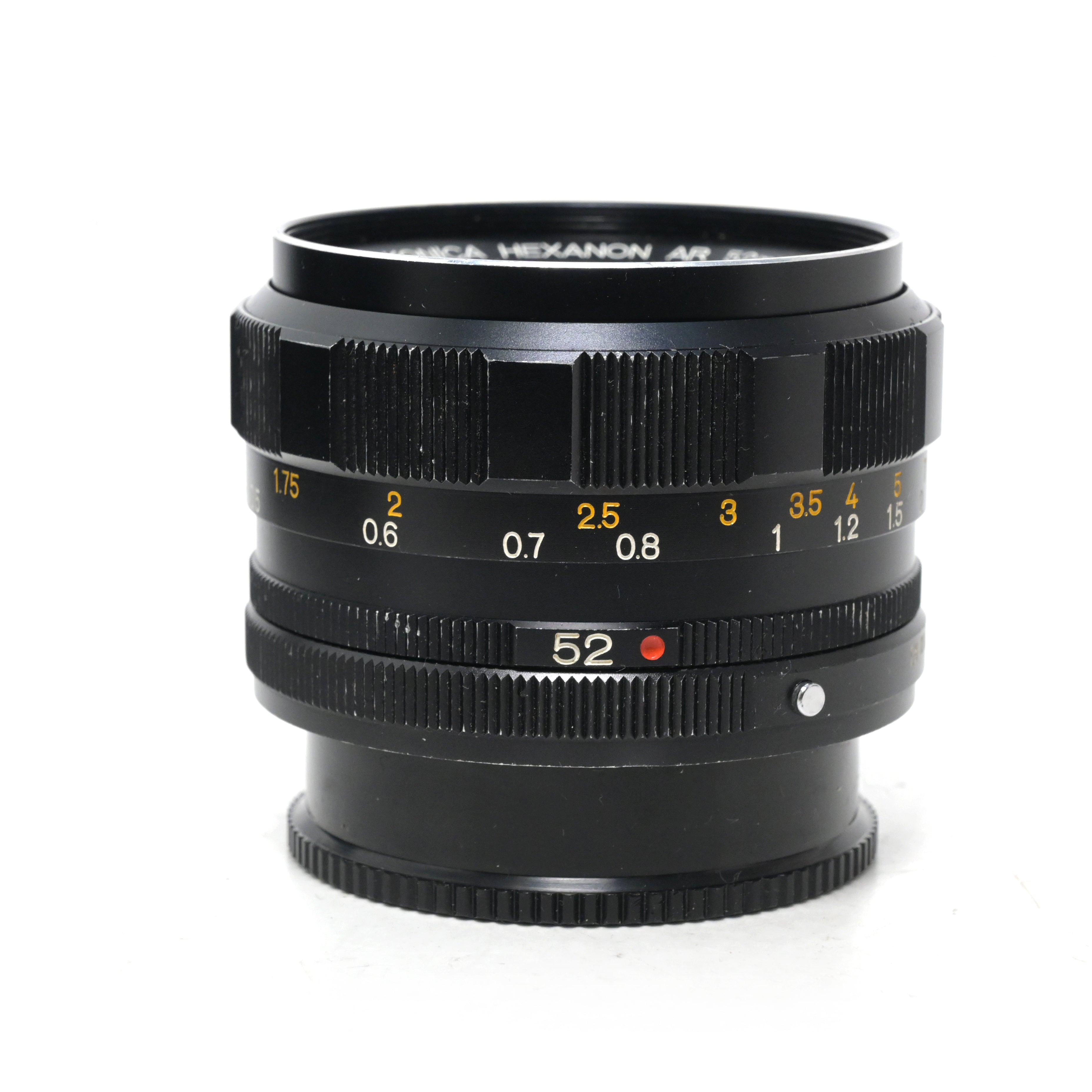 Konica Hexanon AR 52mm f1.8 Prime Lens w/ Caps (0017)