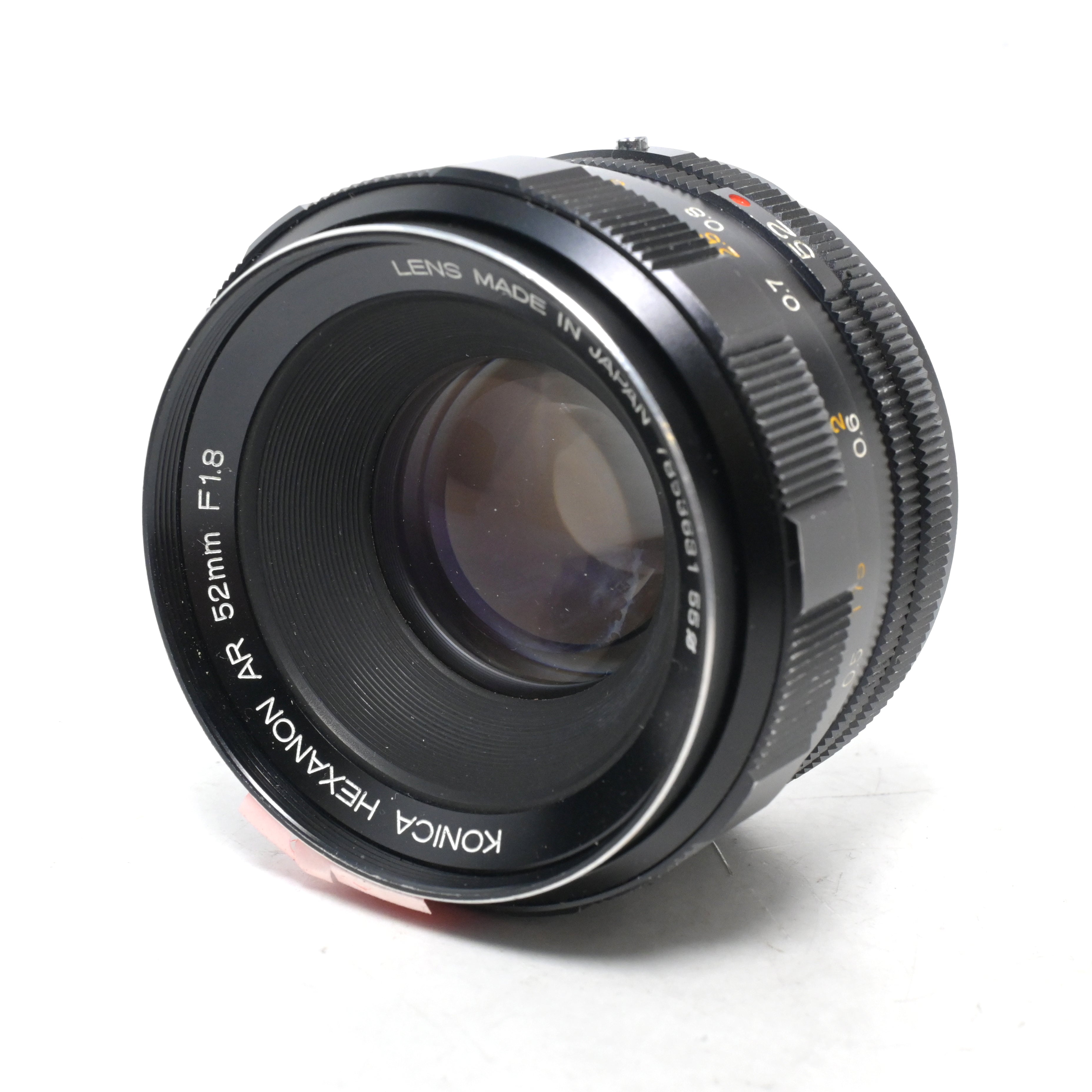 Konica Hexanon AR 52mm f1.8 Prime Lens w/ Caps (0017)