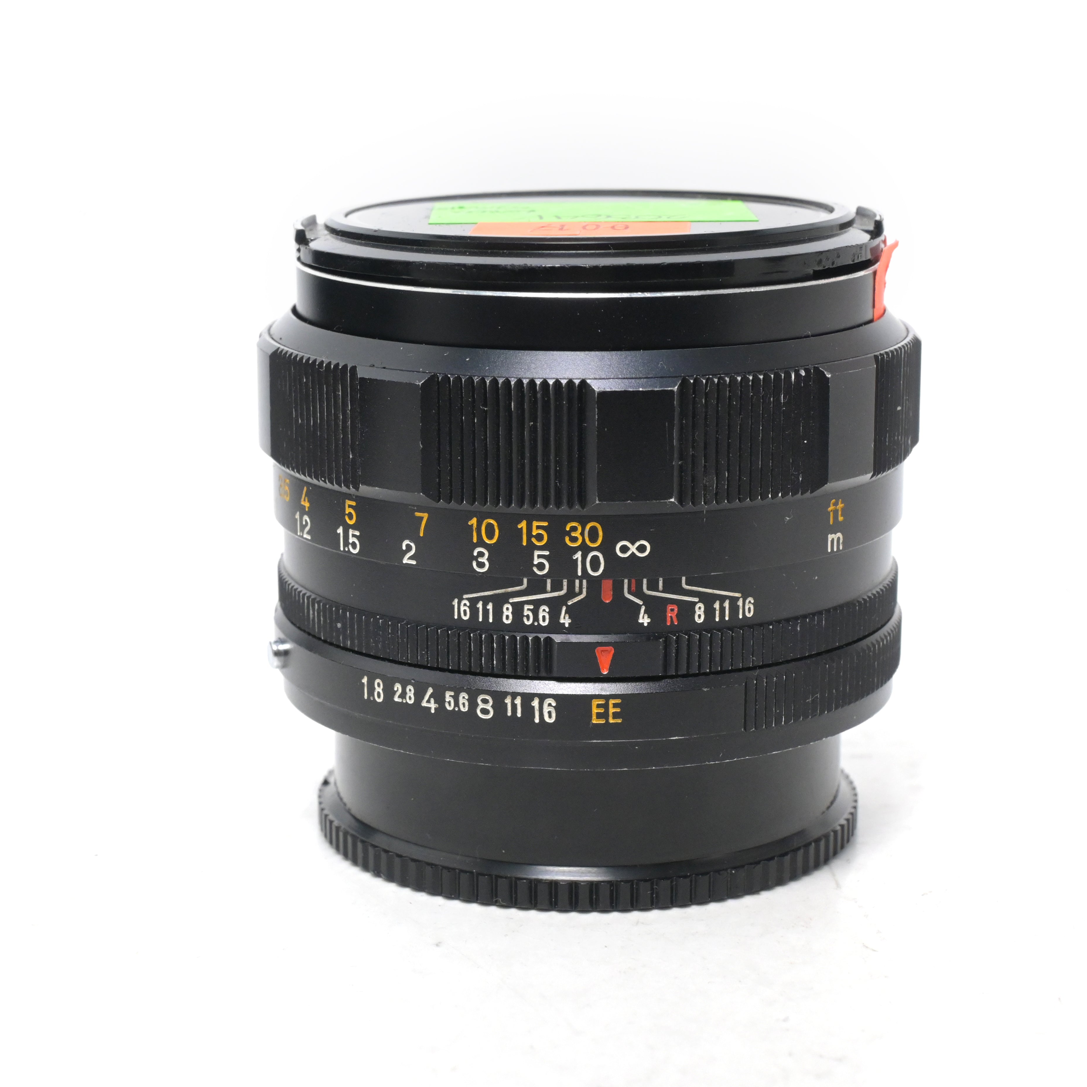 Konica Hexanon AR 52mm f1.8 Prime Lens w/ Caps (0017)