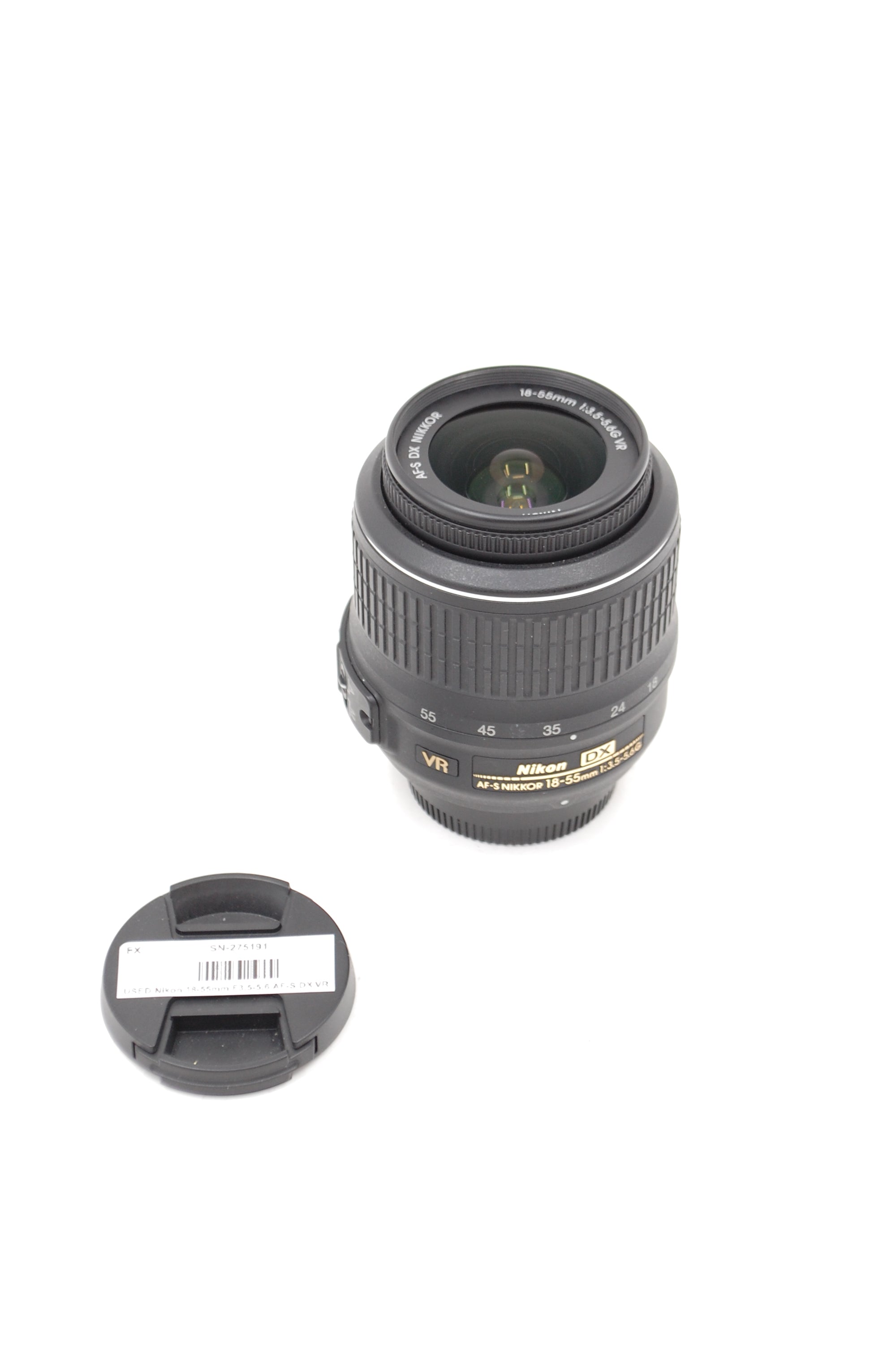 USED Nikon 18-55mm F3.5-5.6 AF-S DX VR