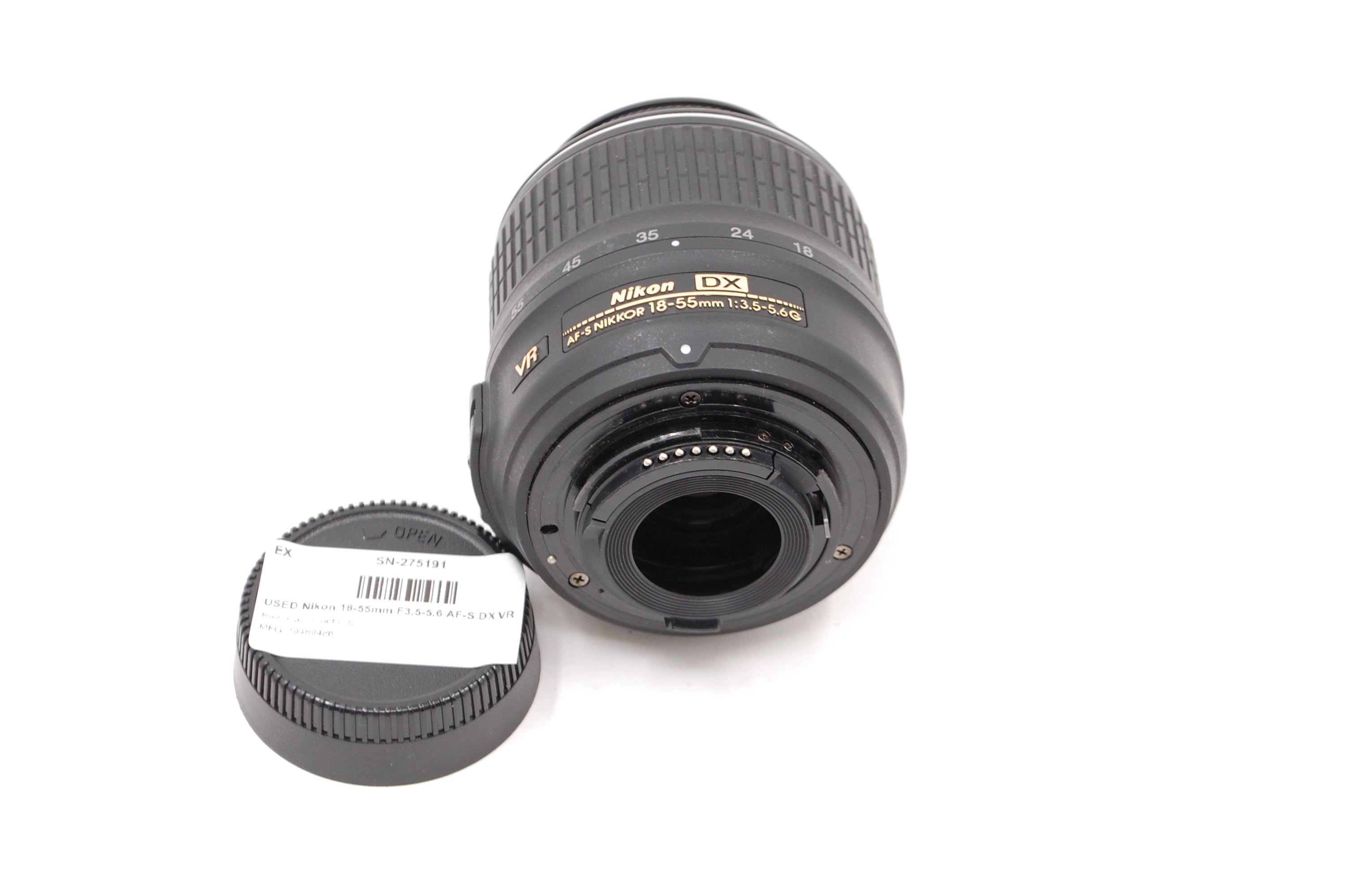 USED Nikon 18-55mm F3.5-5.6 AF-S DX VR