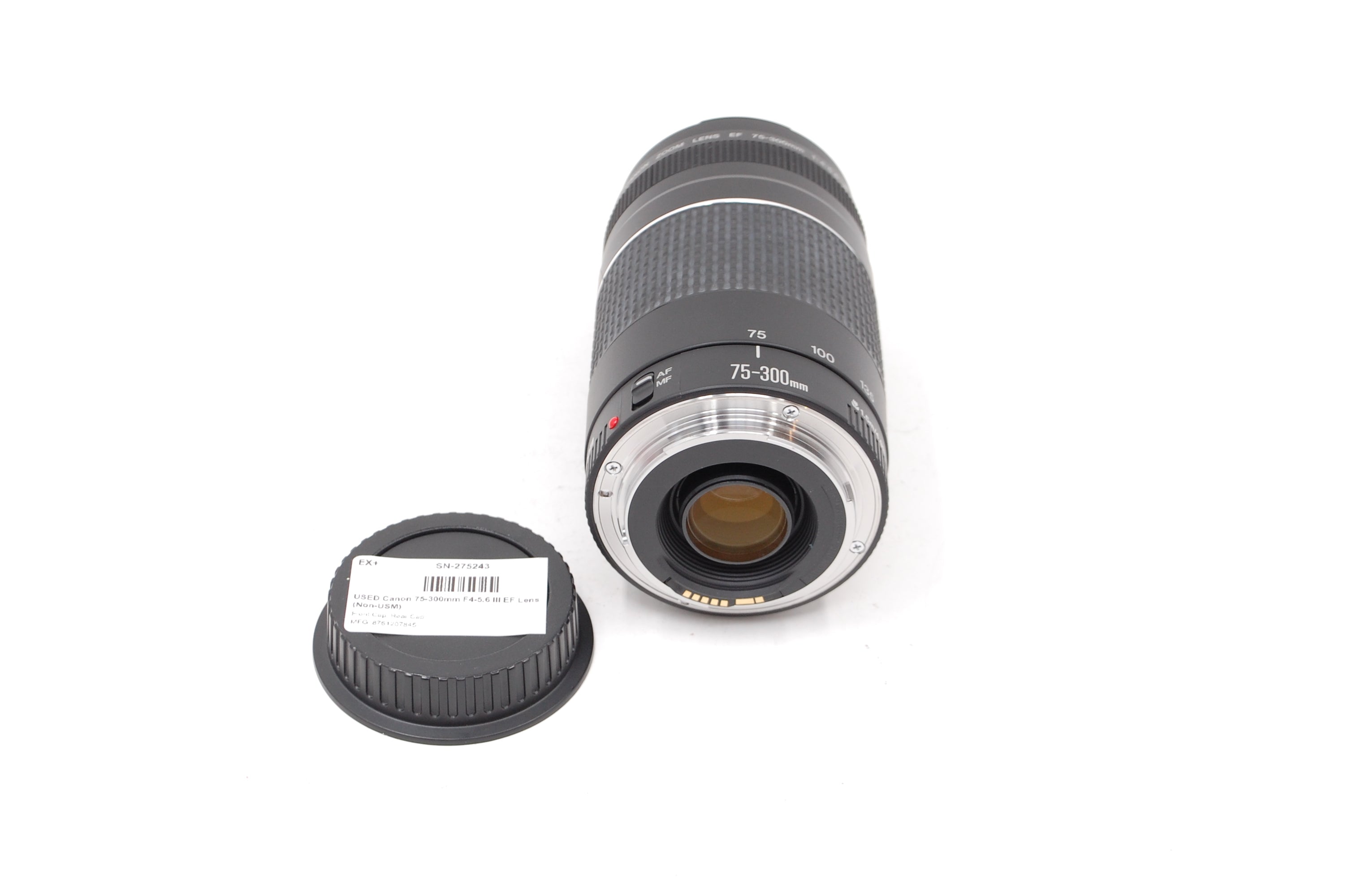 USED Canon 75-300mm F4-5.6 III EF Lens (Non-USM)