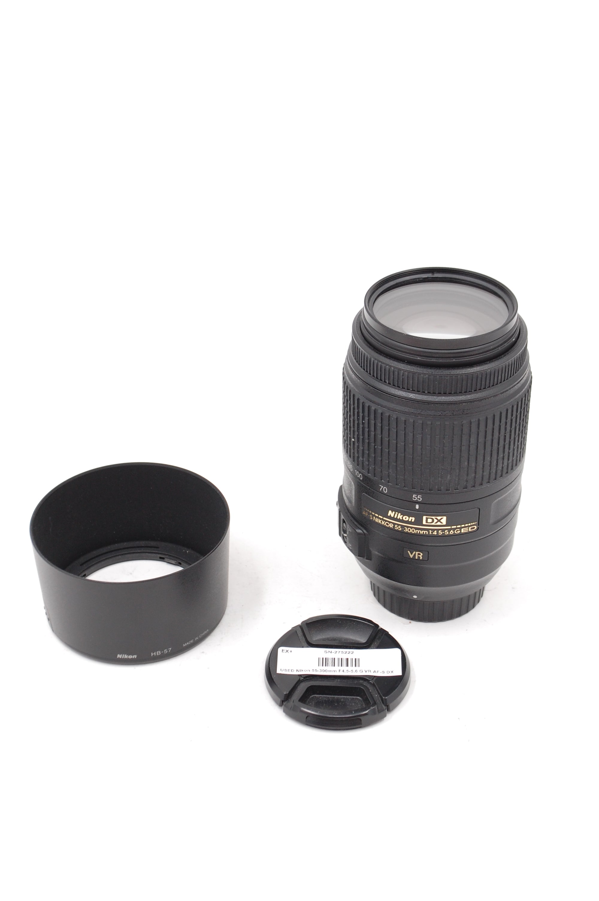 USED Nikon 55-300mm F4.5-5.6 G VR AF-S DX Lens