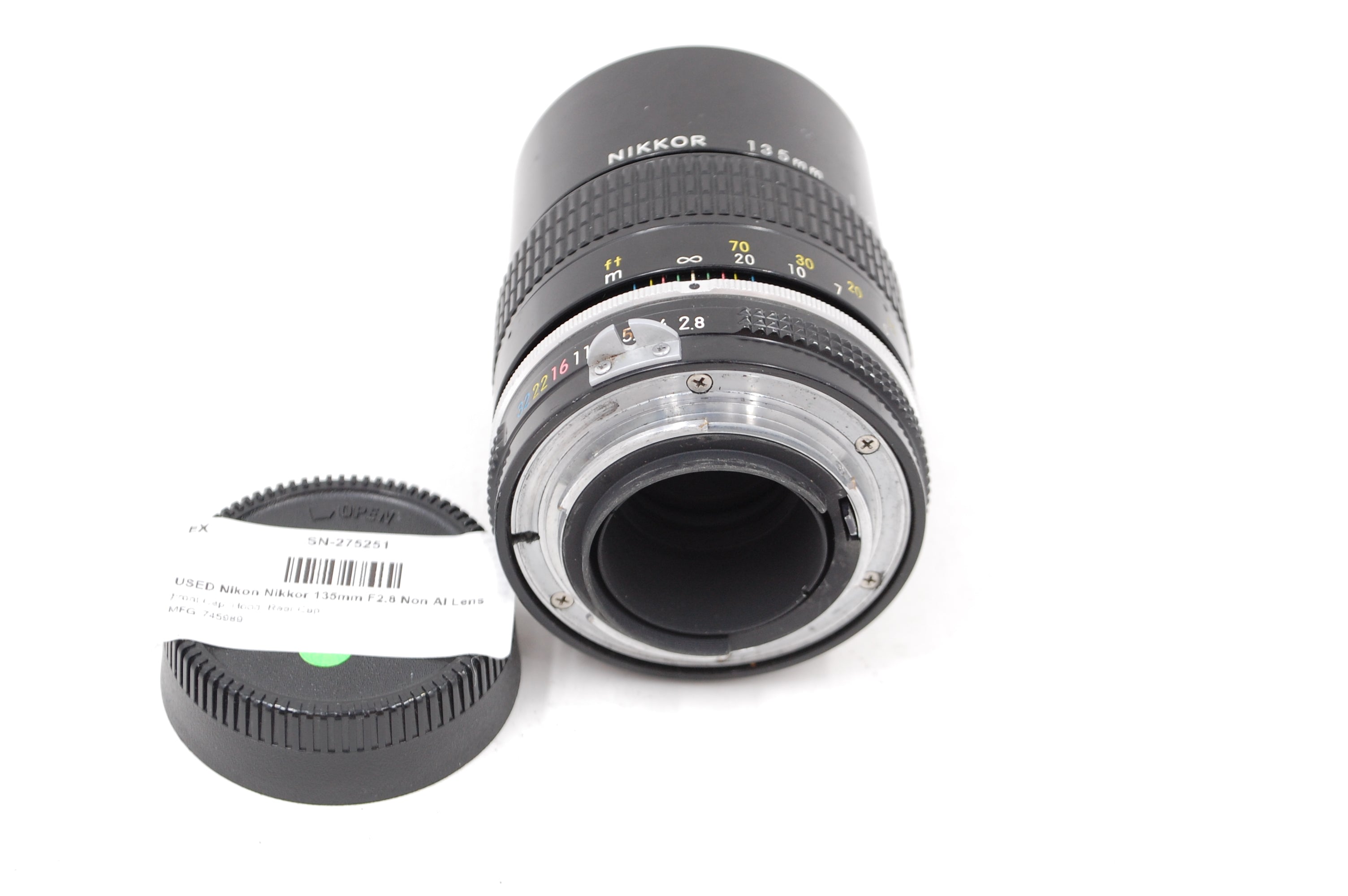 【中古】「未使用品」POWER OF GLORY （PHOTOCD) USED Nikon Nikkor 135mm F2.8 Non AI Lens