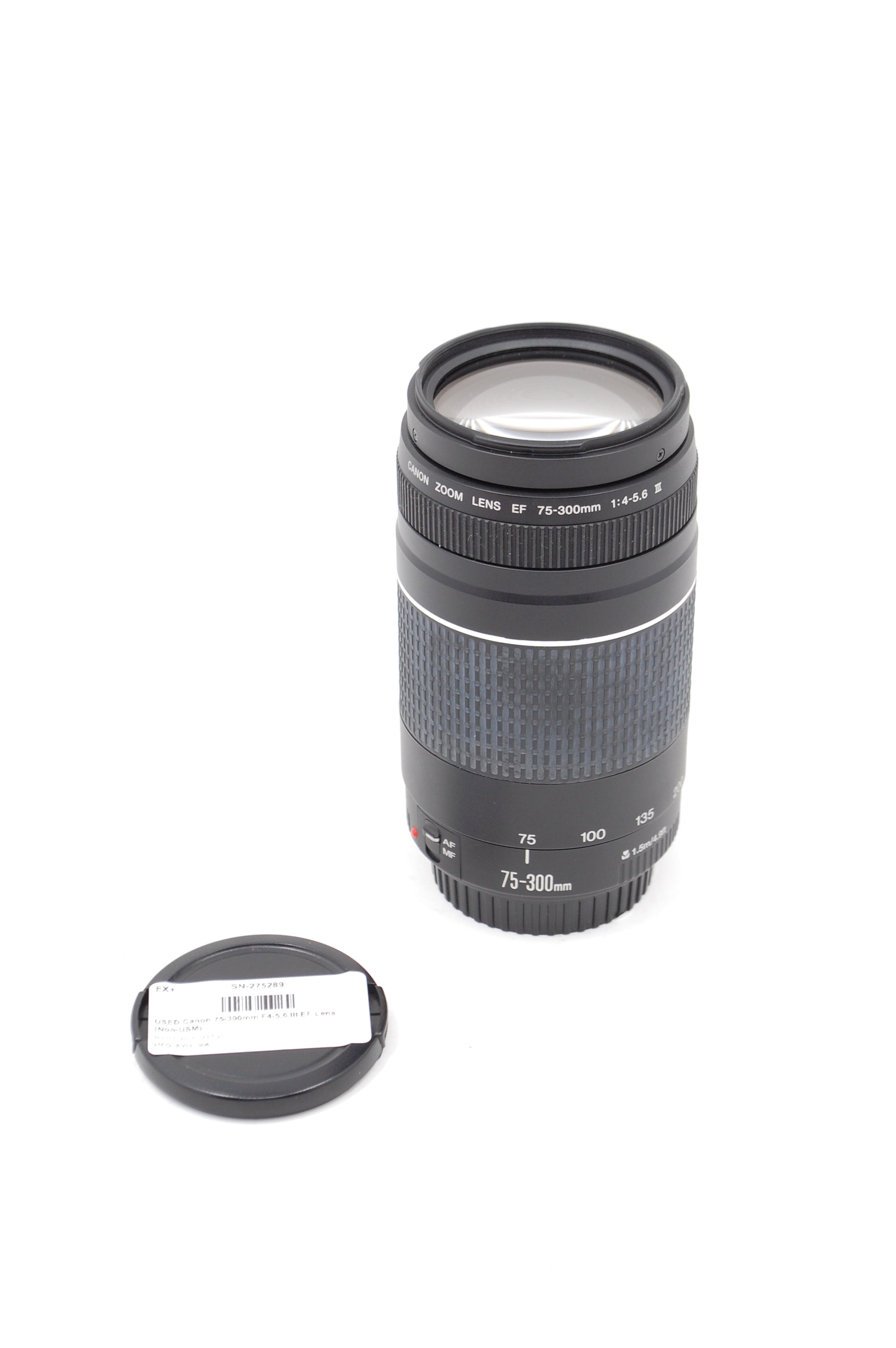 USED Canon 75-300mm F4-5.6 III EF Lens (Non-USM)