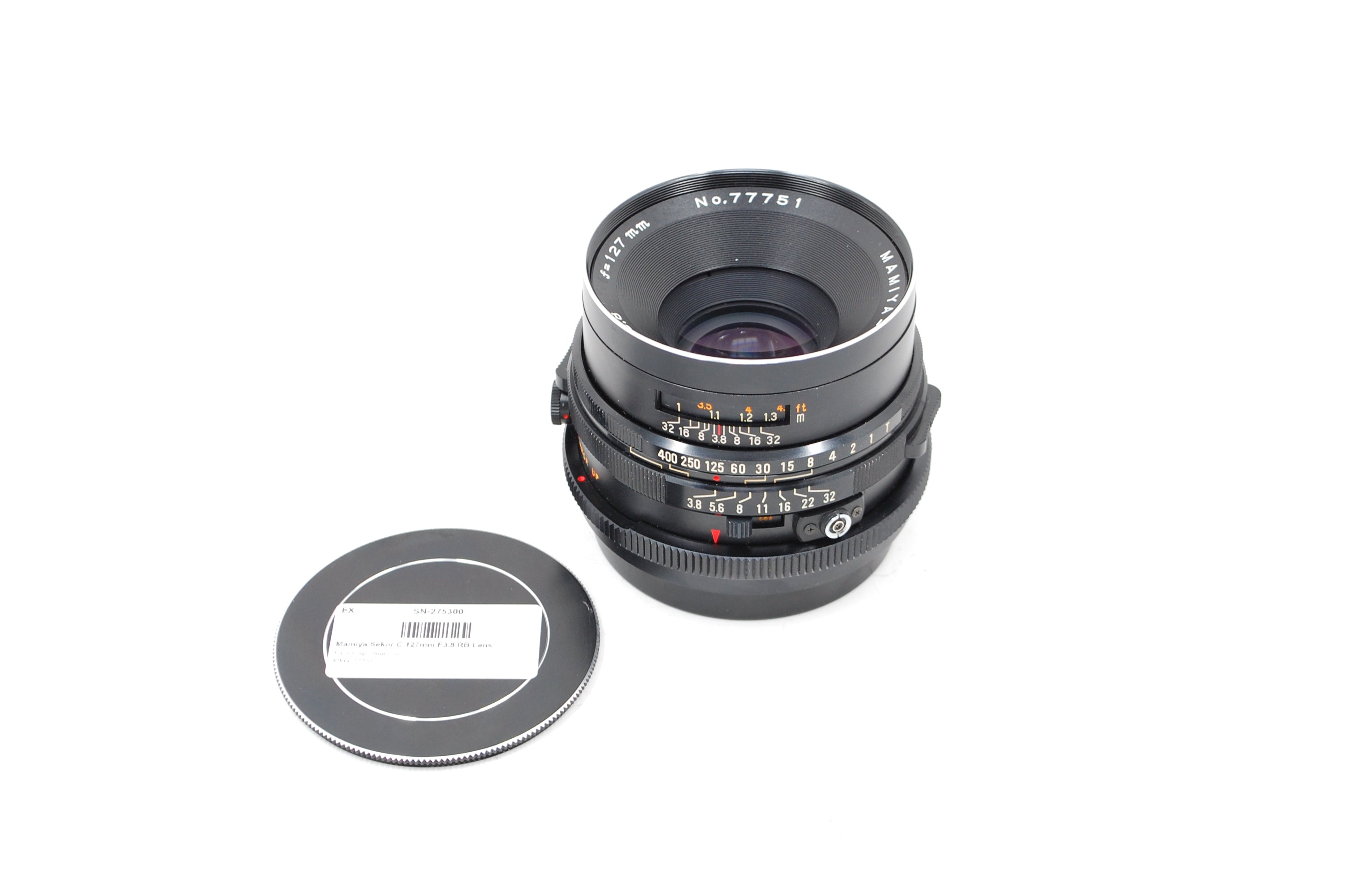 Mamiya Sekor C 127mm F3.8 RB Lens
