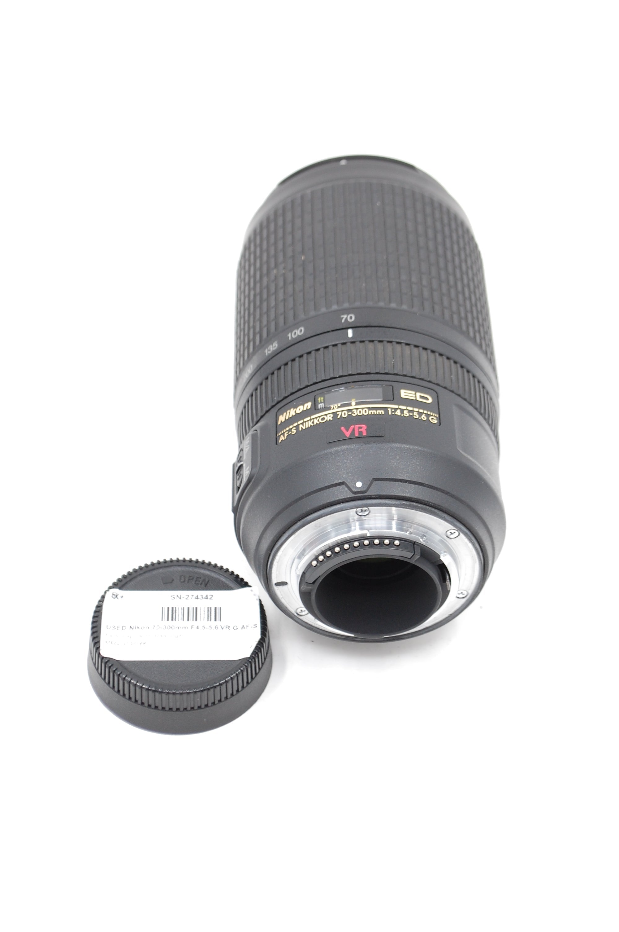 USED Nikon 70-300mm F4.5-5.6 VR G AF-S
