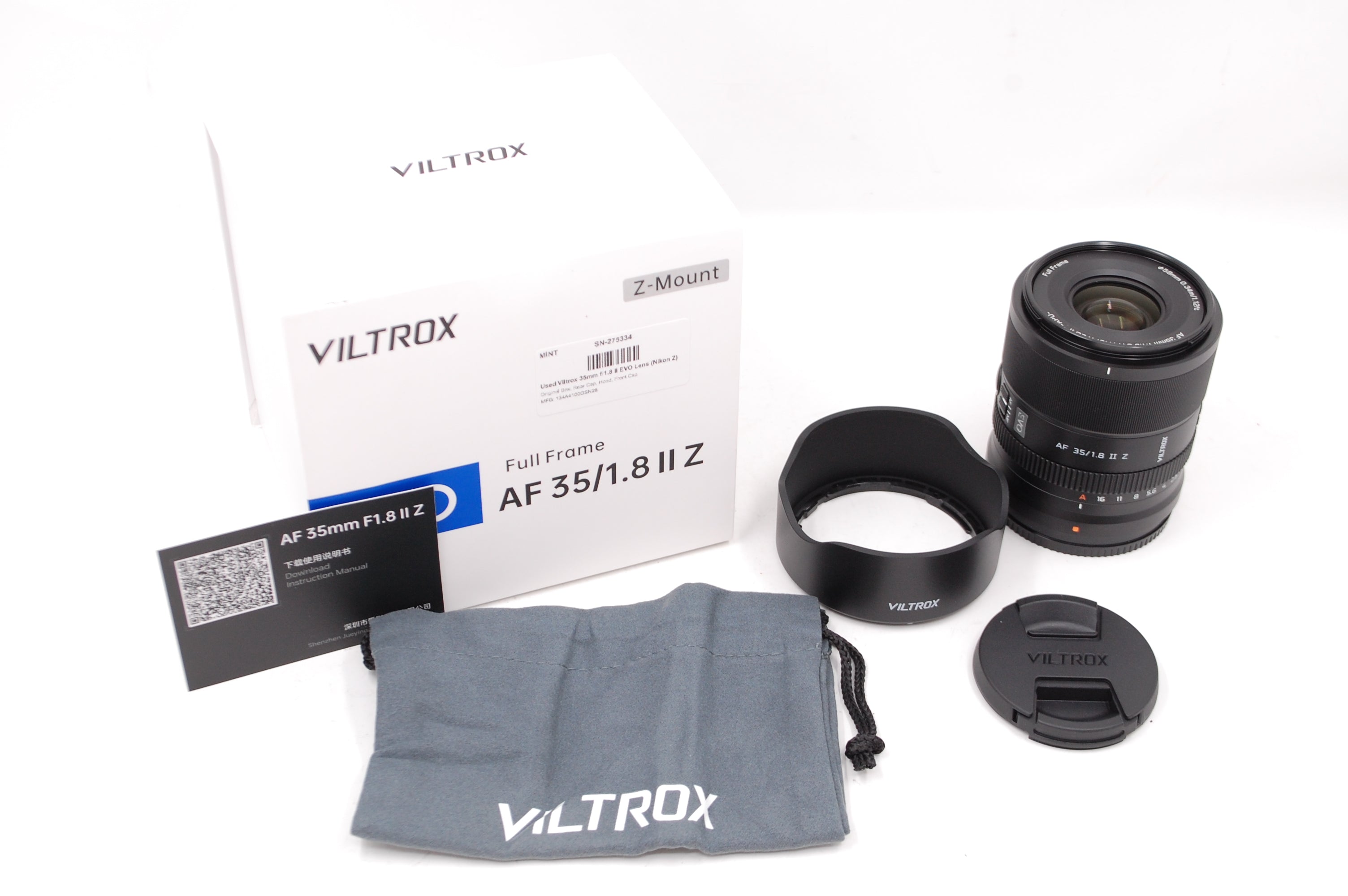 Used Viltrox 35mm f/1.8 II EVO Lens (Nikon Z)