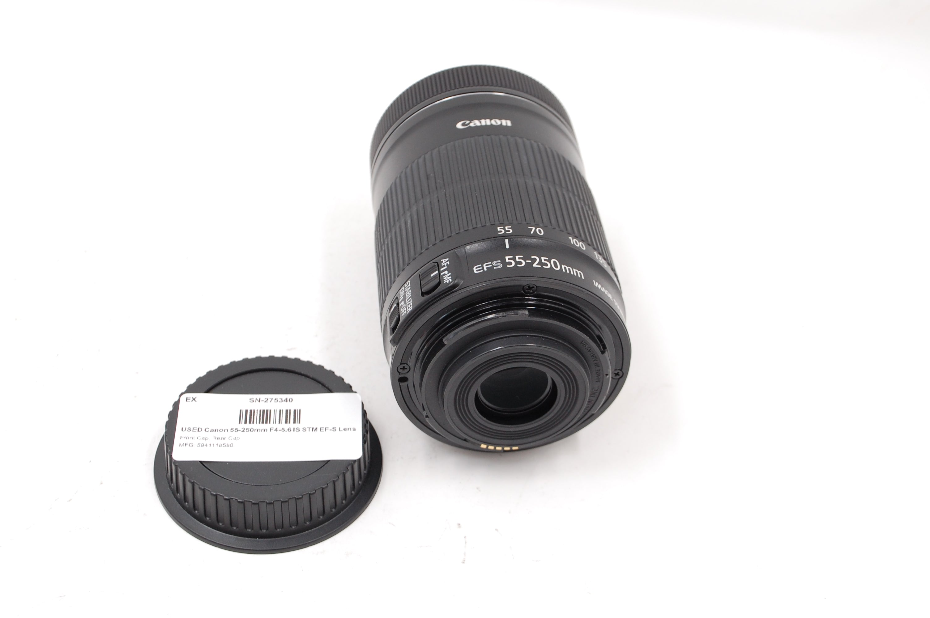 USED Canon 55-250mm F4-5.6 IS STM EF-S Lens