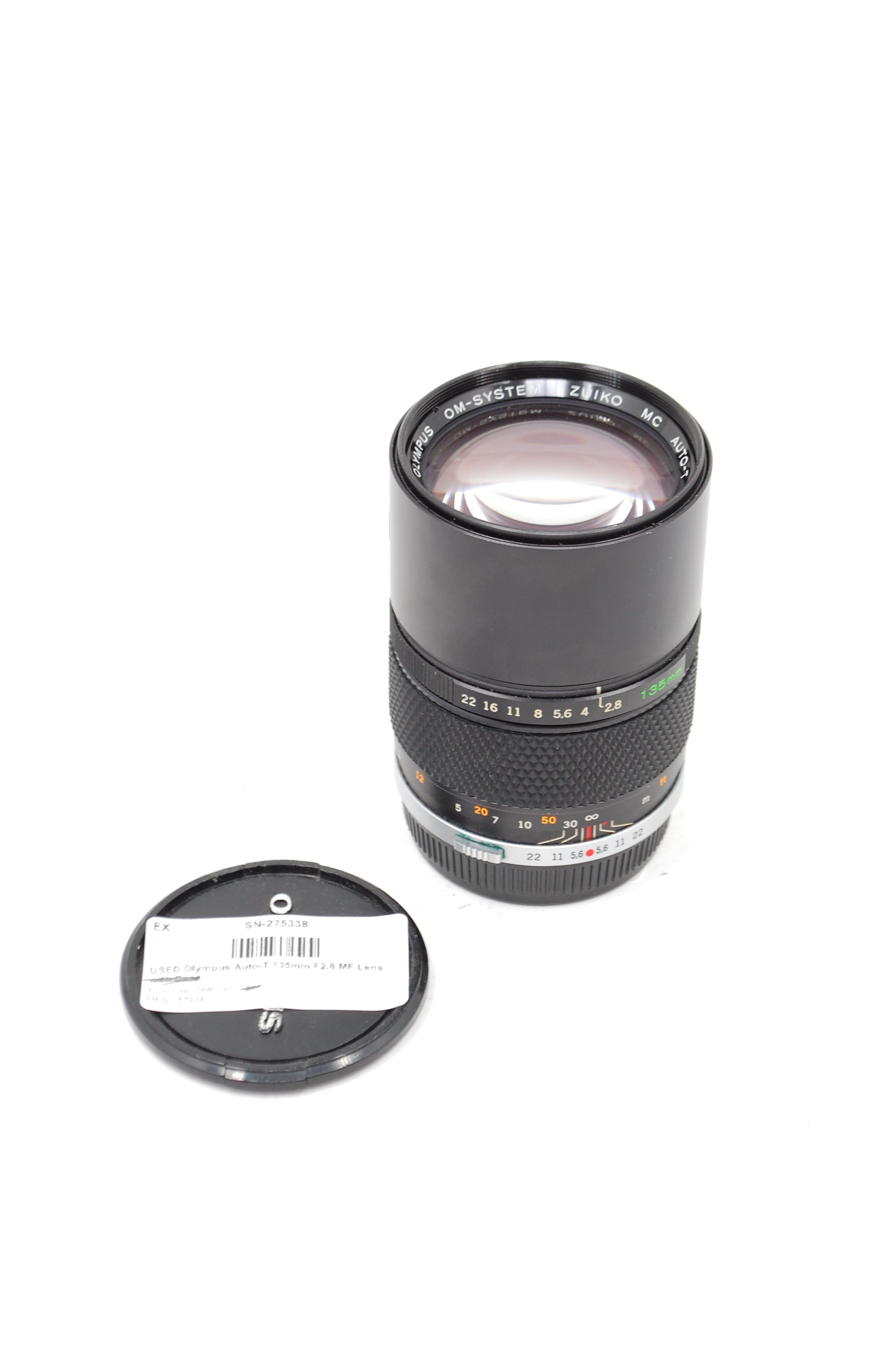 USED Olympus Auto-T 135mm F2.8 MF Lens with Case