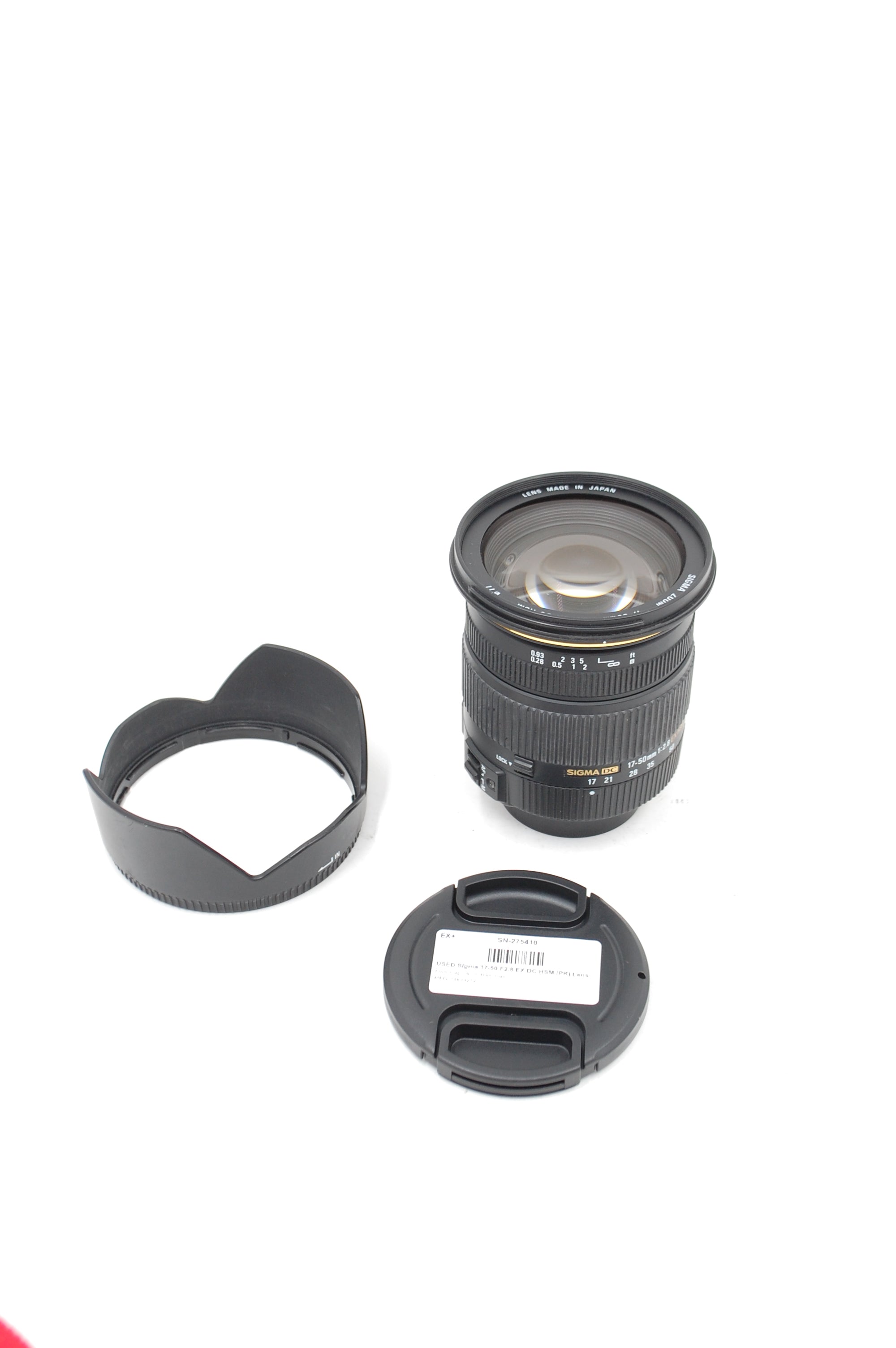 USED Sigma 17-50 F2.8 EX DC HSM (PK) Lens