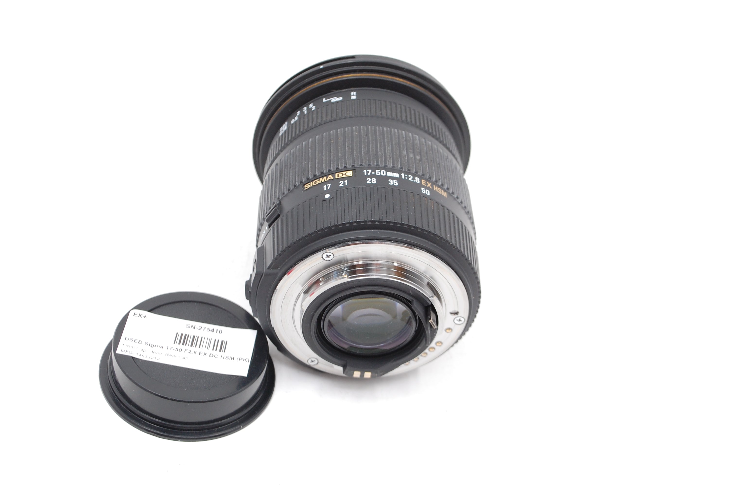USED Sigma 17-50 F2.8 EX DC HSM (PK) Lens