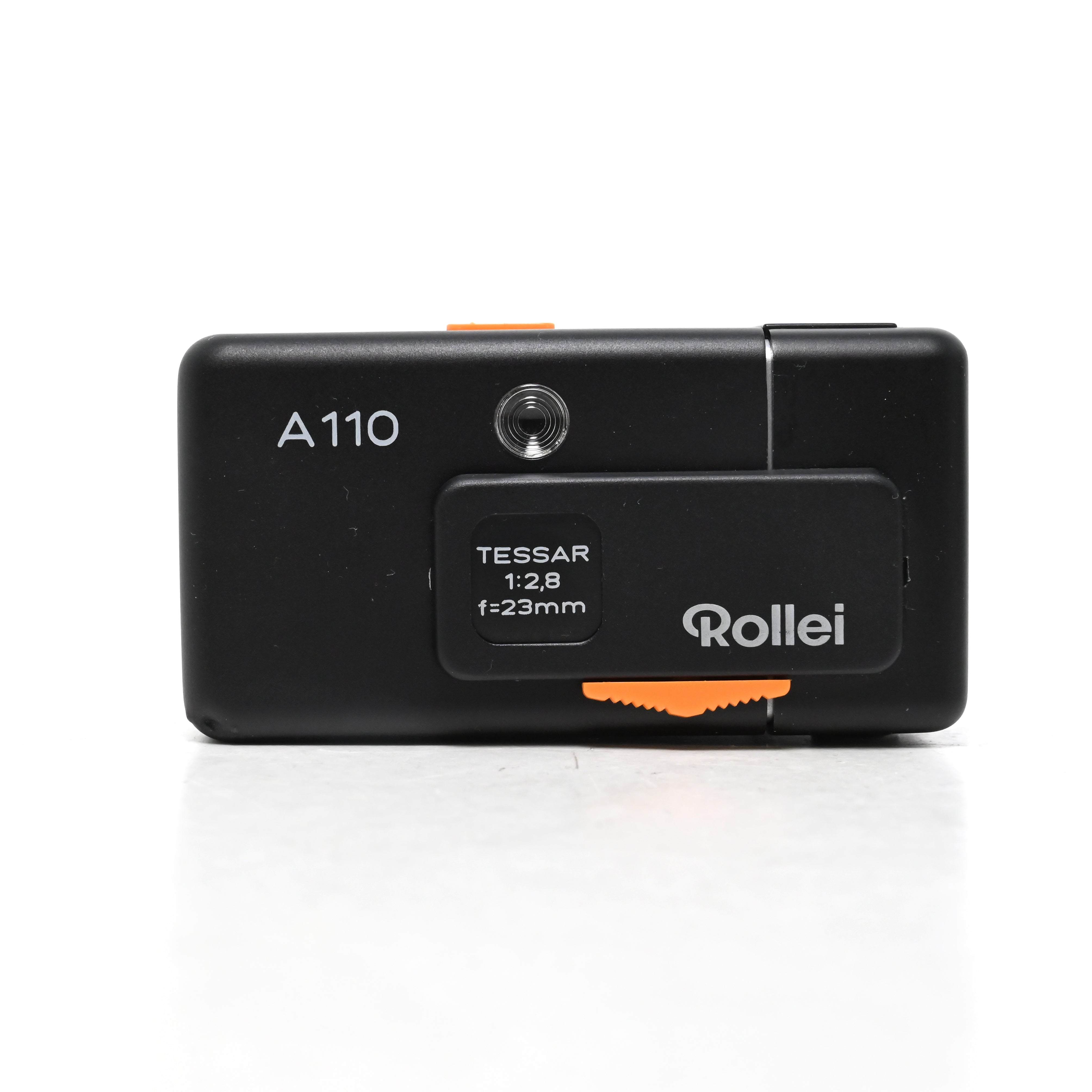 Rollei A110 Black 110 Film Miniature Camera w/ Flash & Case - Parts/Repair (0024)