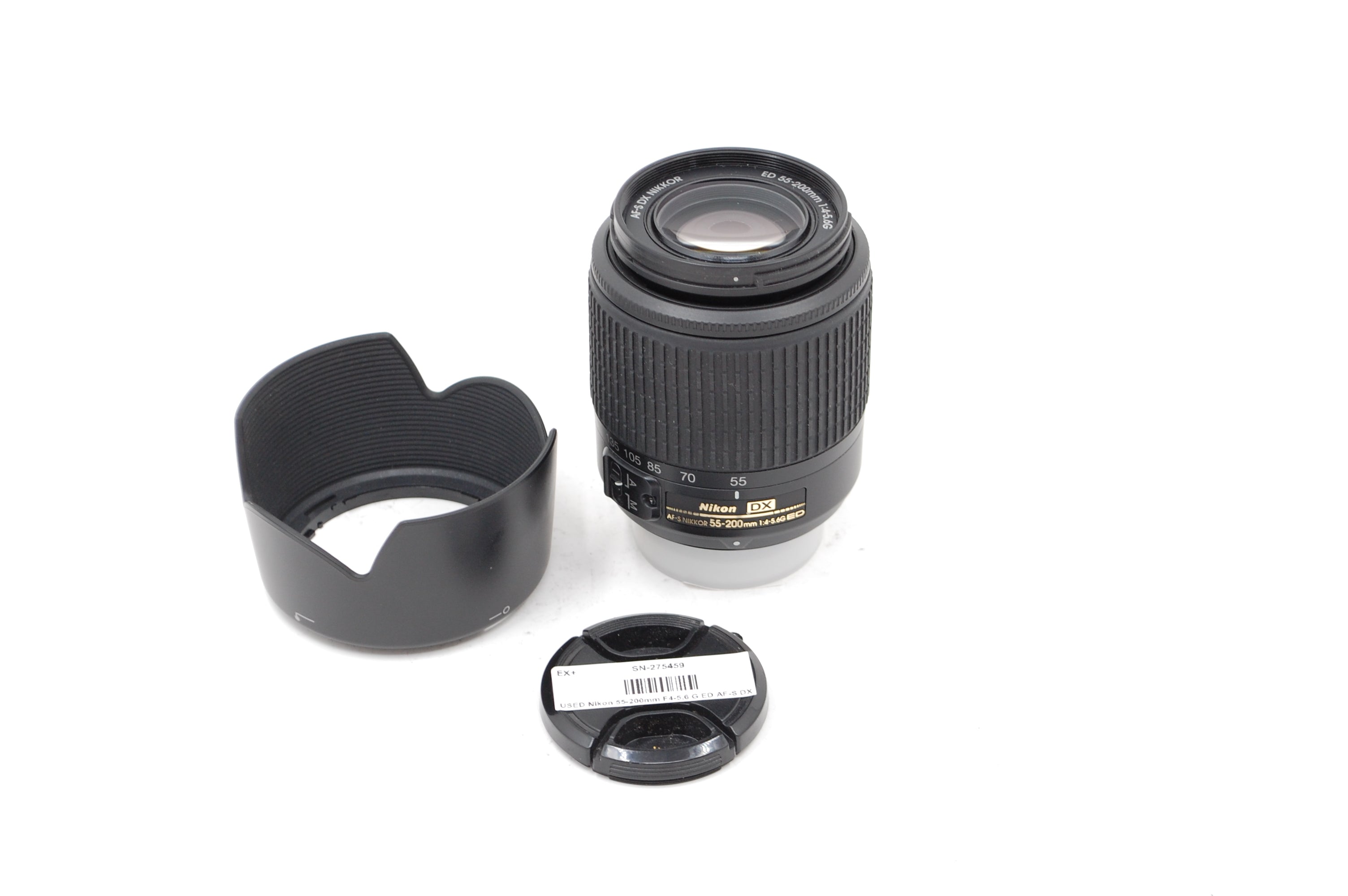 USED Nikon 55-200mm F4-5.6 G ED AF-S DX Lens