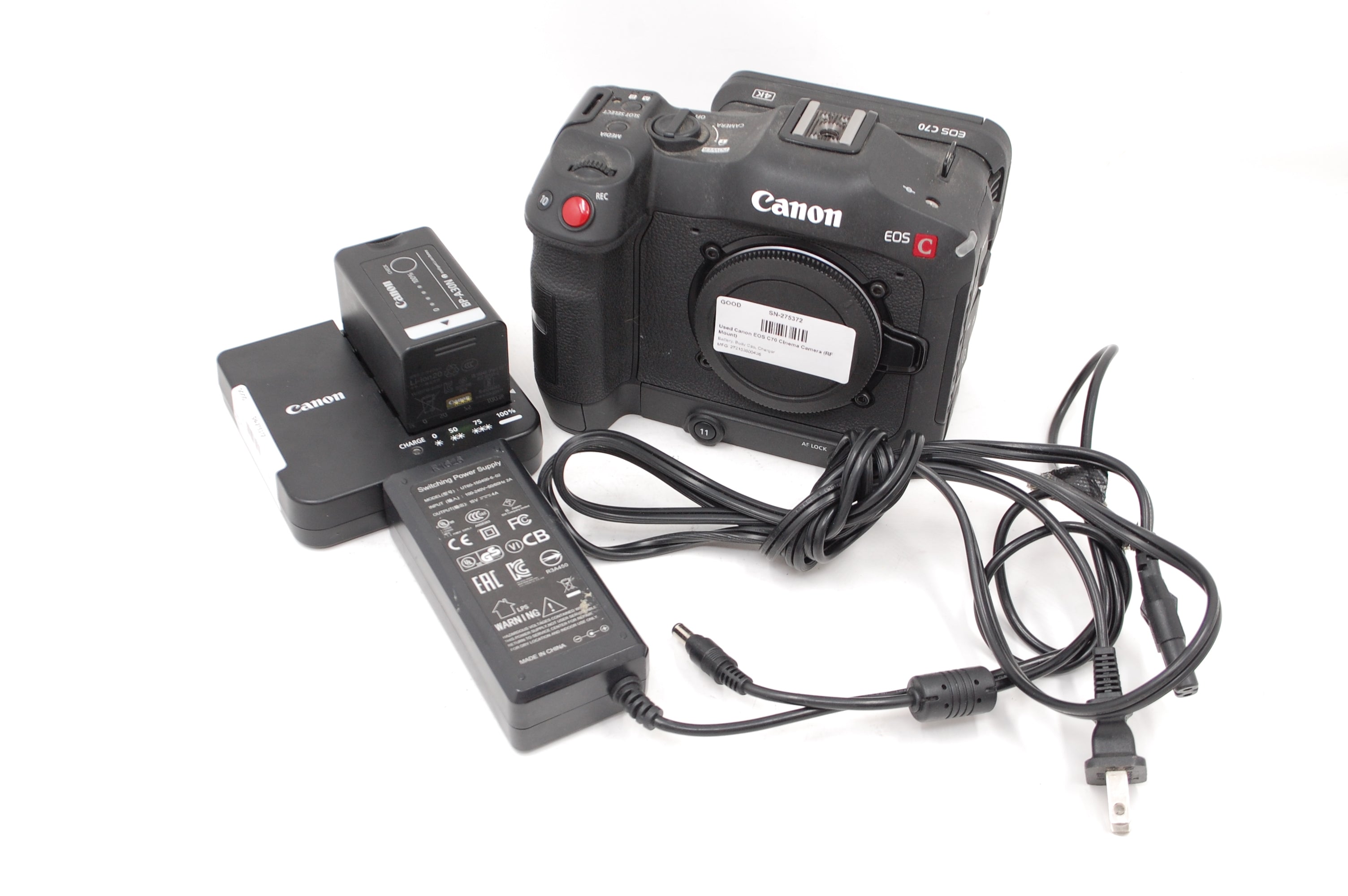 Used Canon EOS C70 Cinema Camera (RF Mount)