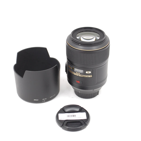 USED Nikon 105mm f2.8 G ED AF-S VR Micro Lens