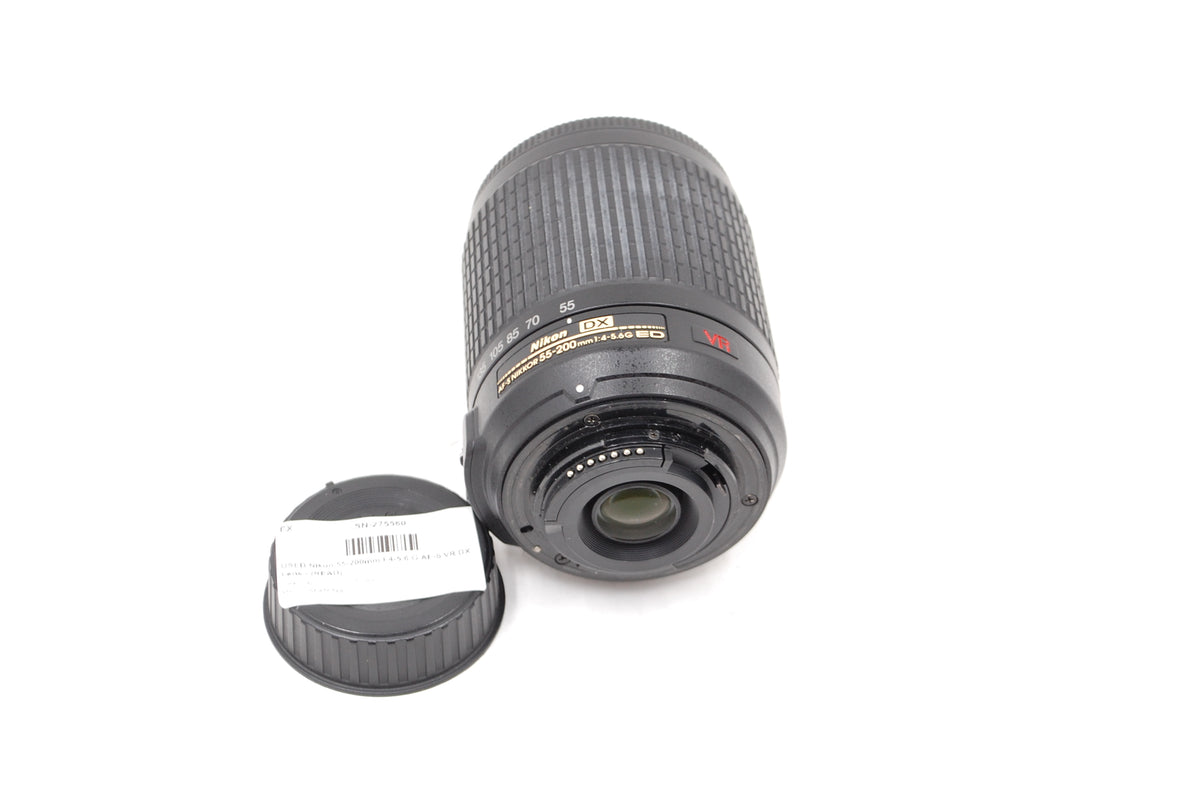 USED Nikon 55-200mm F4-5.6 G AF-S VR DX Lens - (READ)