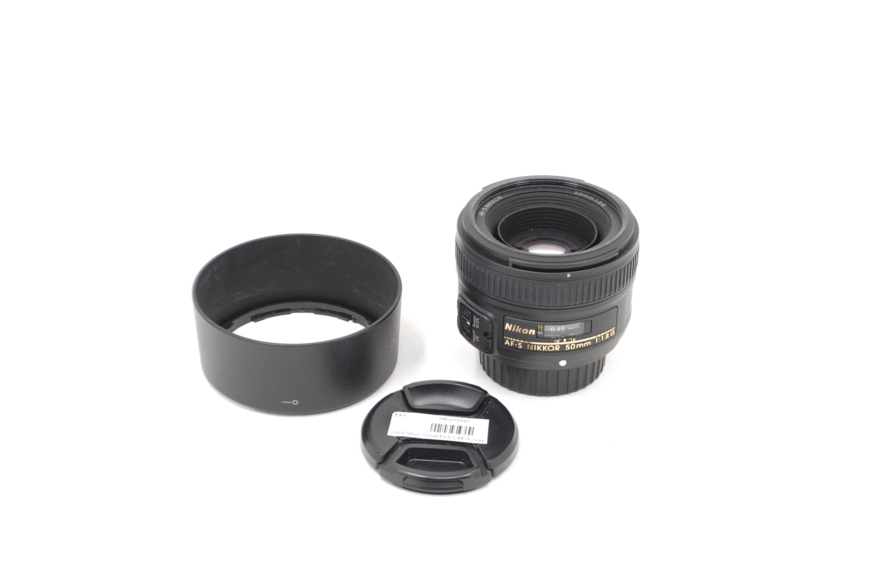 USED Nikon 50mm F1.8 G AF-S Lens