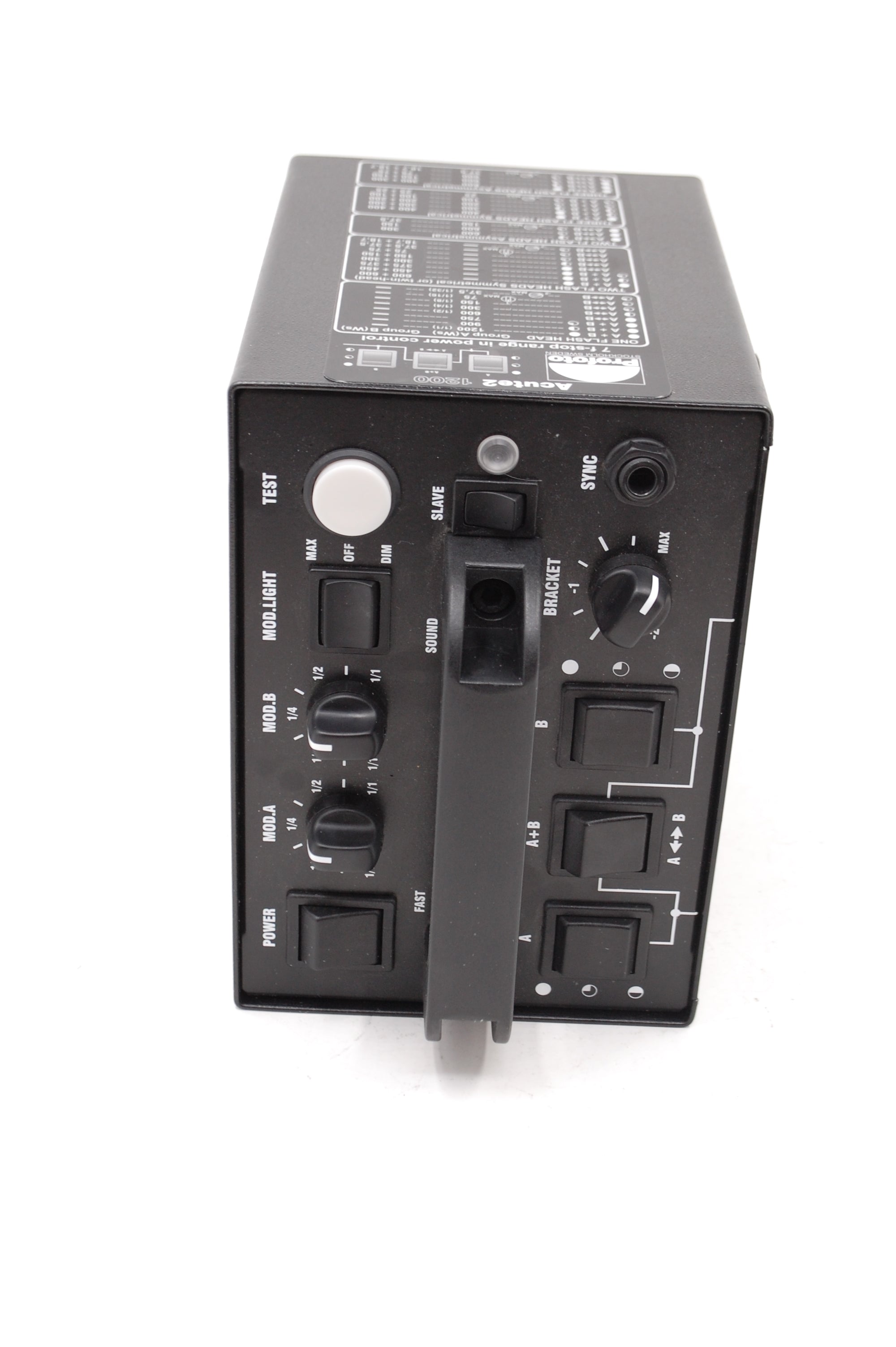 USED Profoto Acute D4 (3X) Flash Head With Extension Cable w/Acute2 1200 Controller