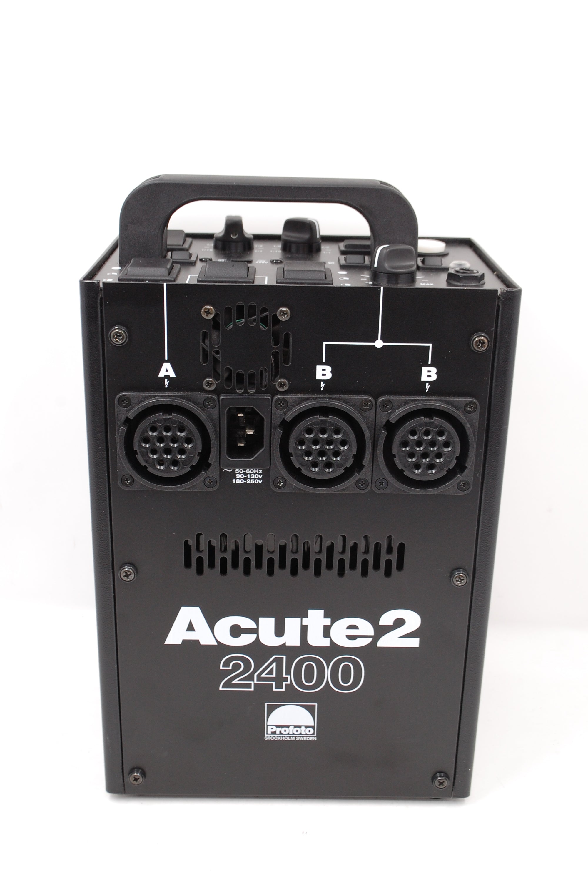 USED Profoto Acute D4 (3X) Flash Head With Extension Cable w/Acute2 2400 Controller