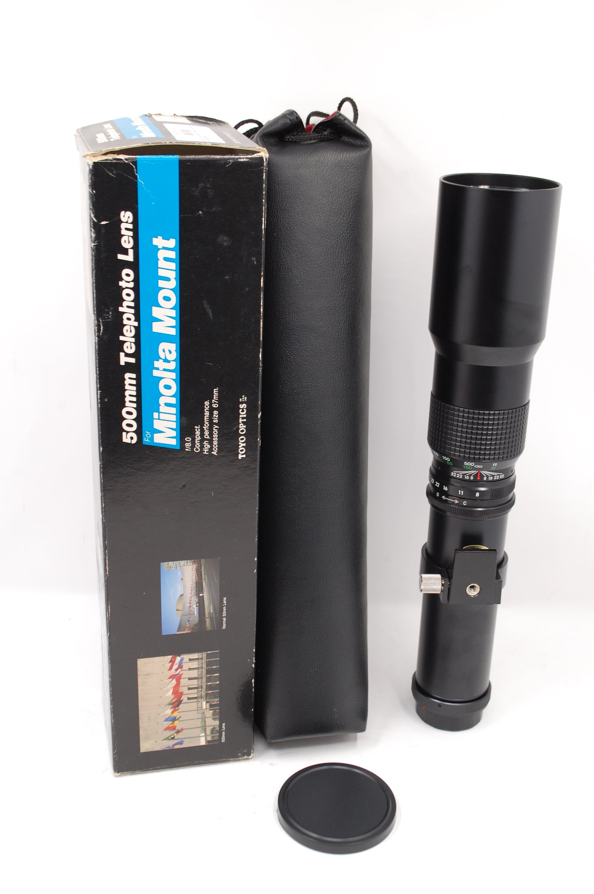 Used Five Star 500mm f8 T-Mount Lens (w/Minolta MD Adapter)