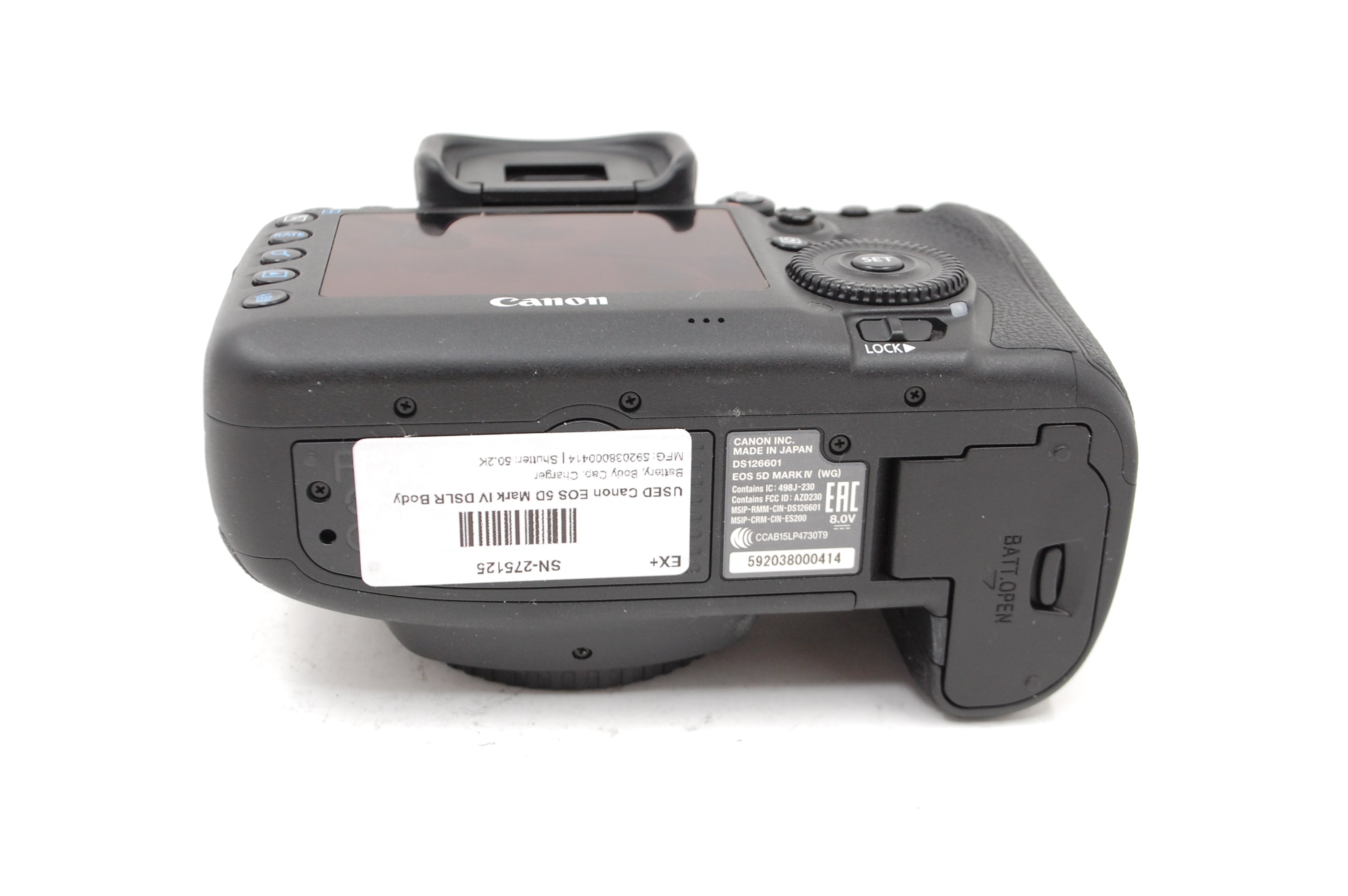 USED Canon EOS 5D Mark IV DSLR Body