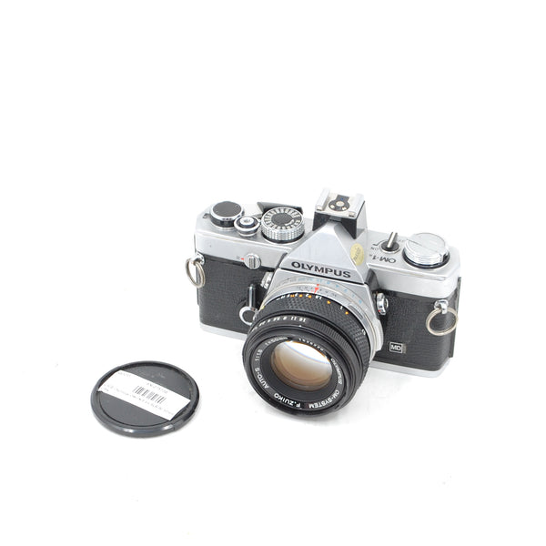 USED Olympus OM-1N Film SLR W/ 50mm F1.8 Lens